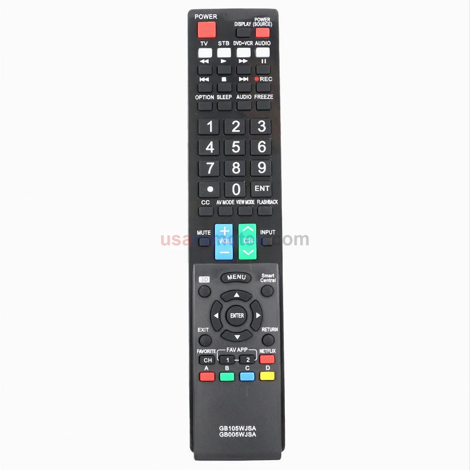 Sharp GB105WJSA TV Remote Sharp GB105WJSA TV Remote