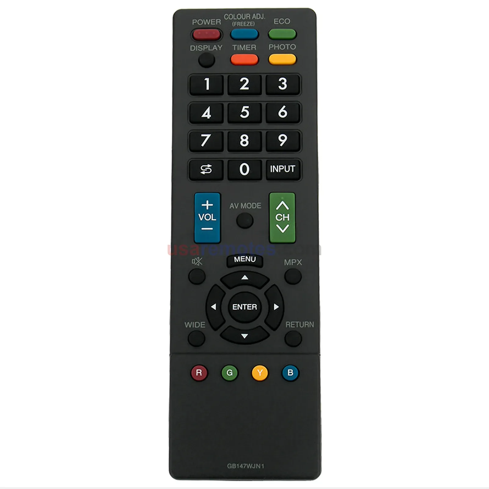 Sharp GB147WJN1 TV Remote Sharp GB147WJN1 TV Remote
