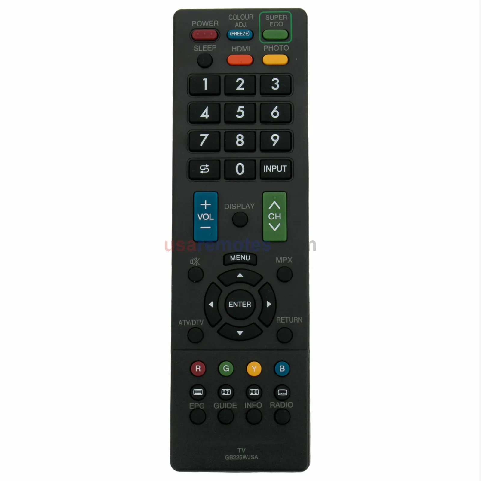 Sharp GB225WJSA TV Remote Sharp GB225WJSA TV Remote