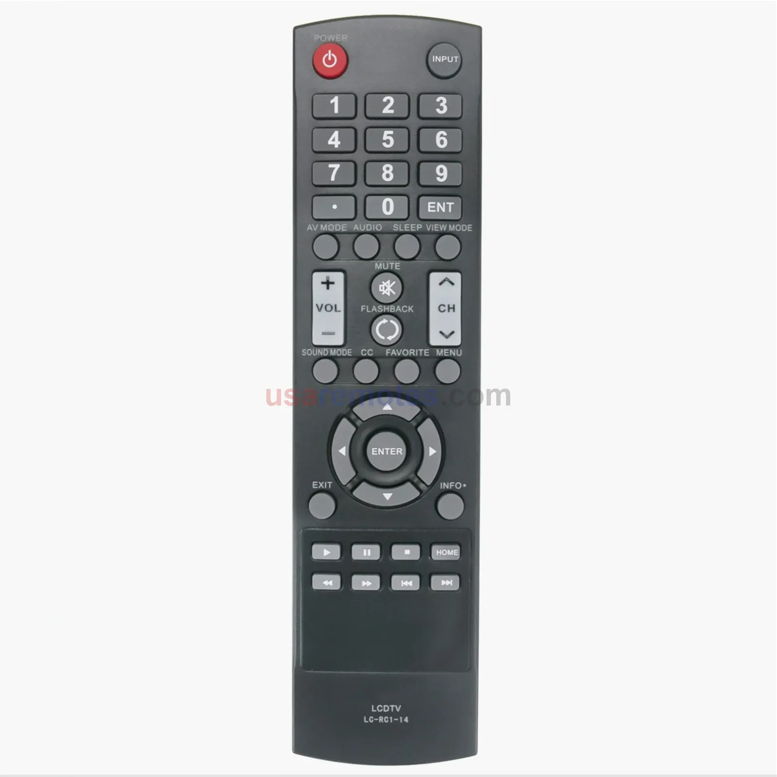 Sharp LC-RC1-14 TV Remote Sharp LC-RC1-14 TV Remote