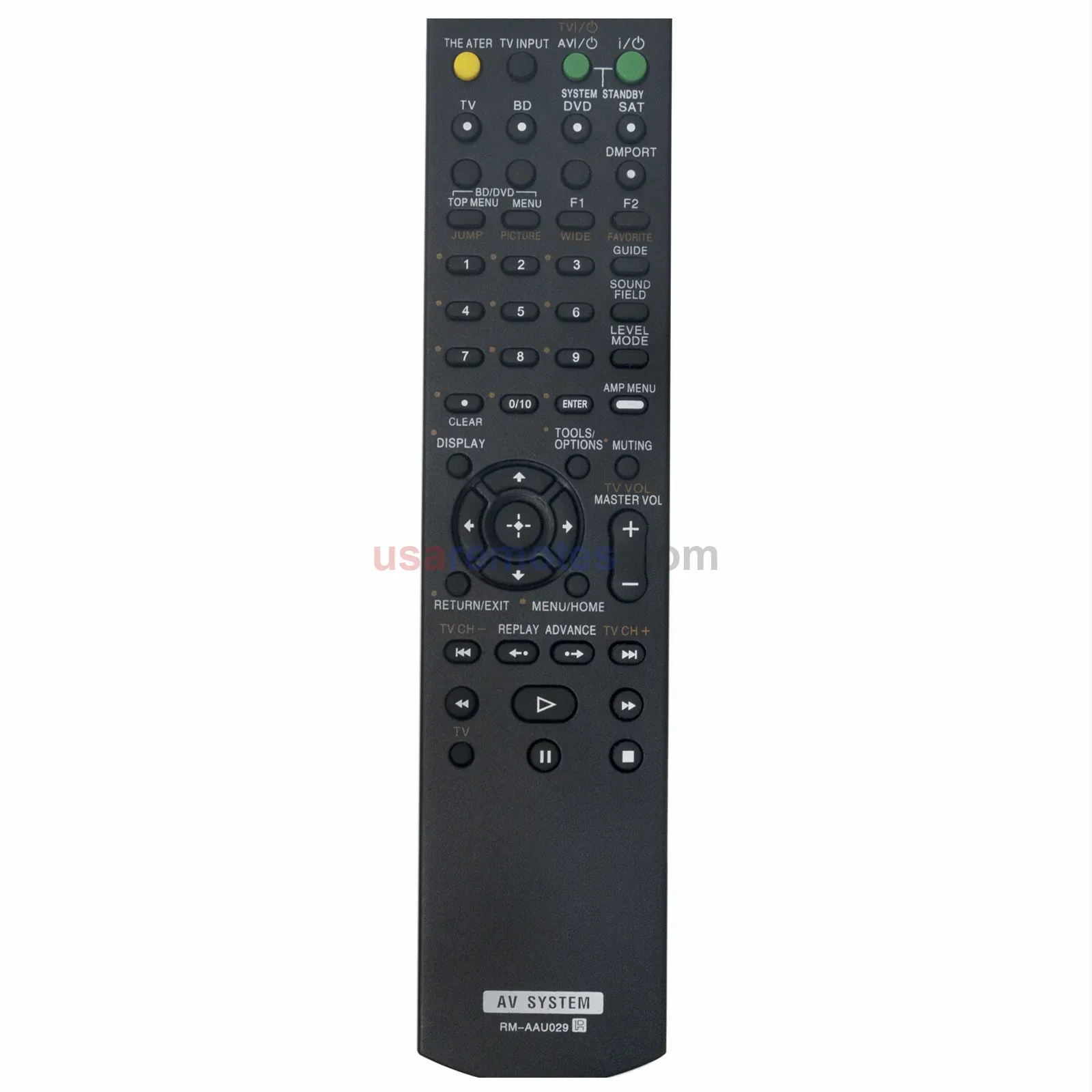 Sony RM-AAU029 Soundbar Remote Sony RM-AAU029 Soundbar Remote