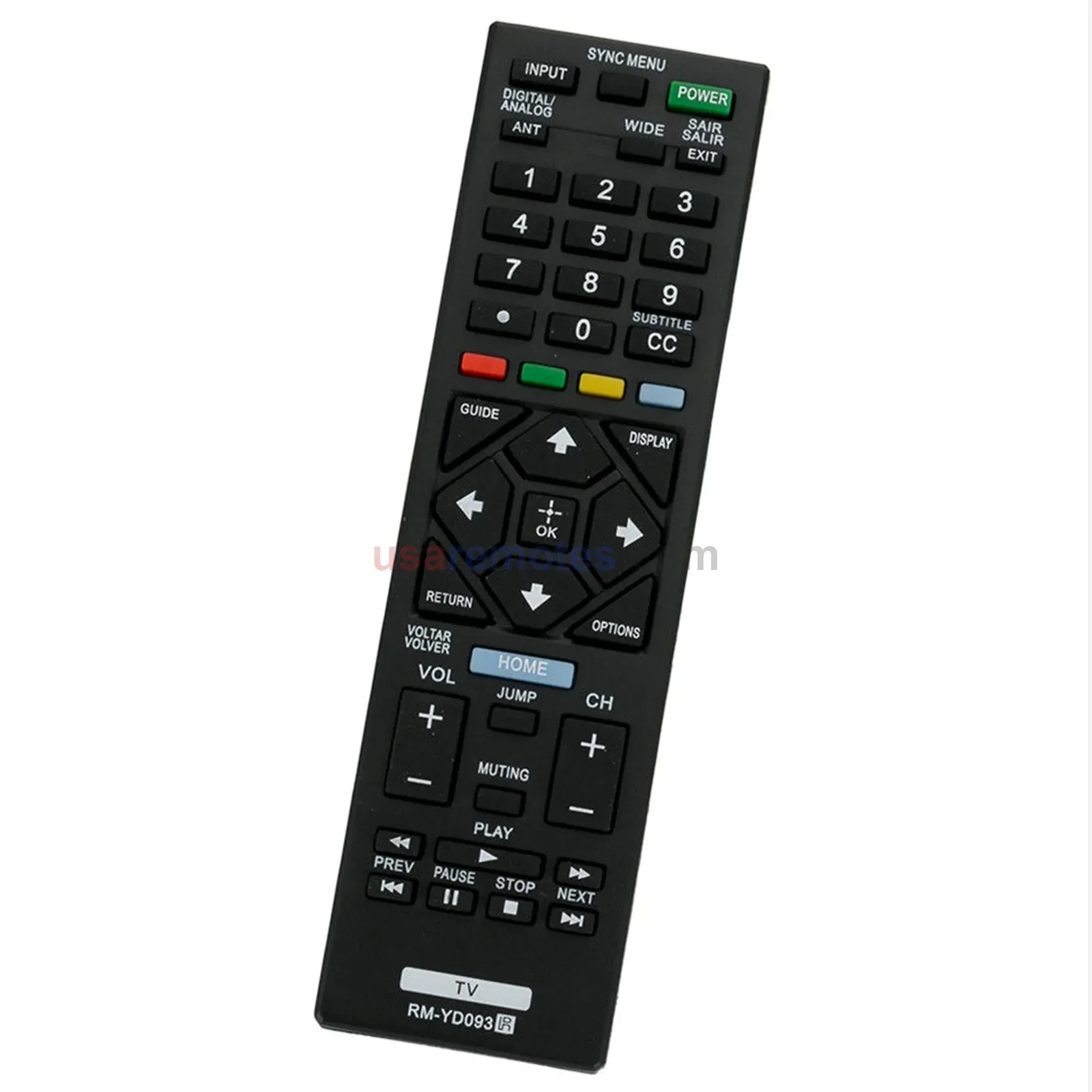 Sony RM-YD093 TV Remote Sony RM-YD093 TV Remote