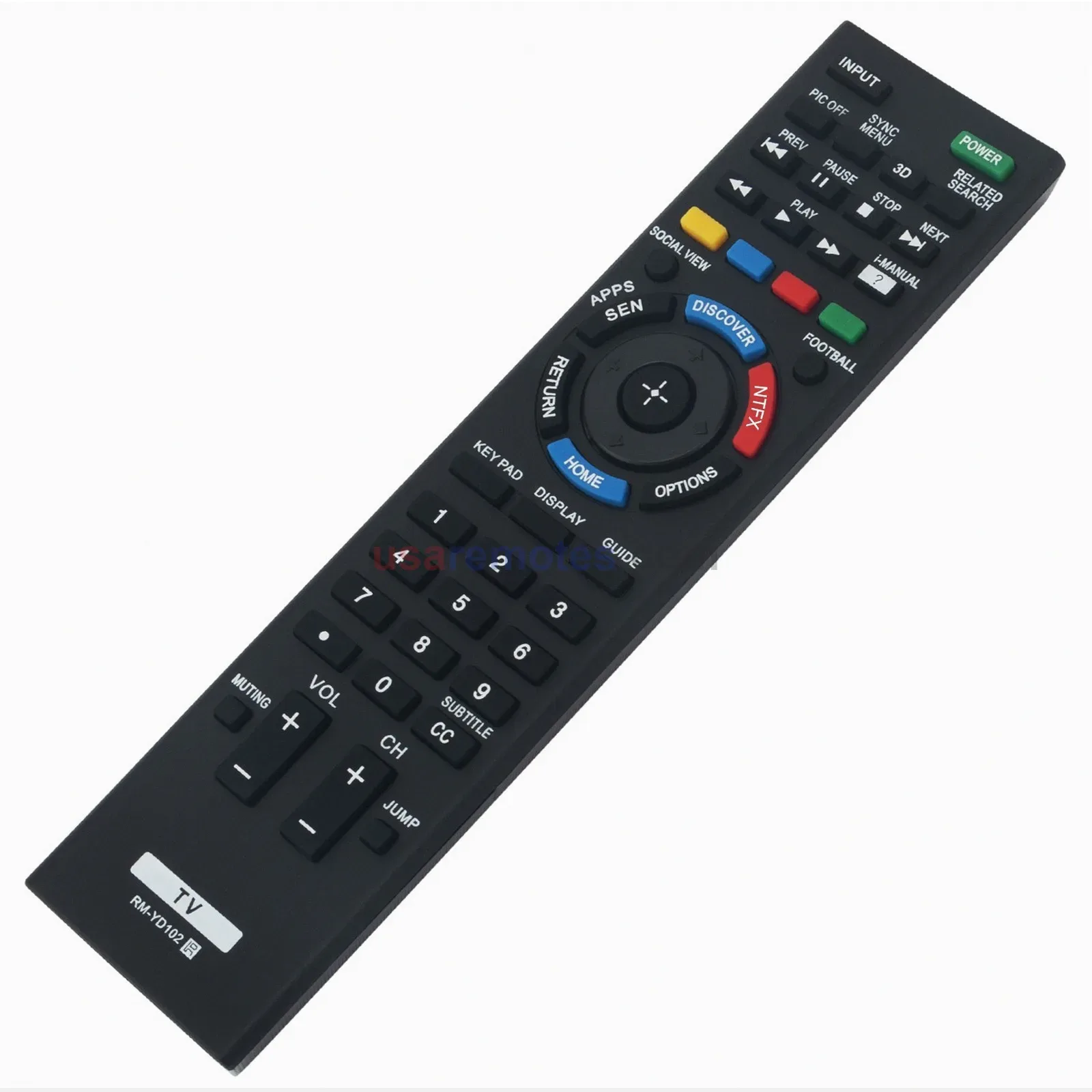 Sony RM-YD102 TV Remote Sony RM-YD102 TV Remote