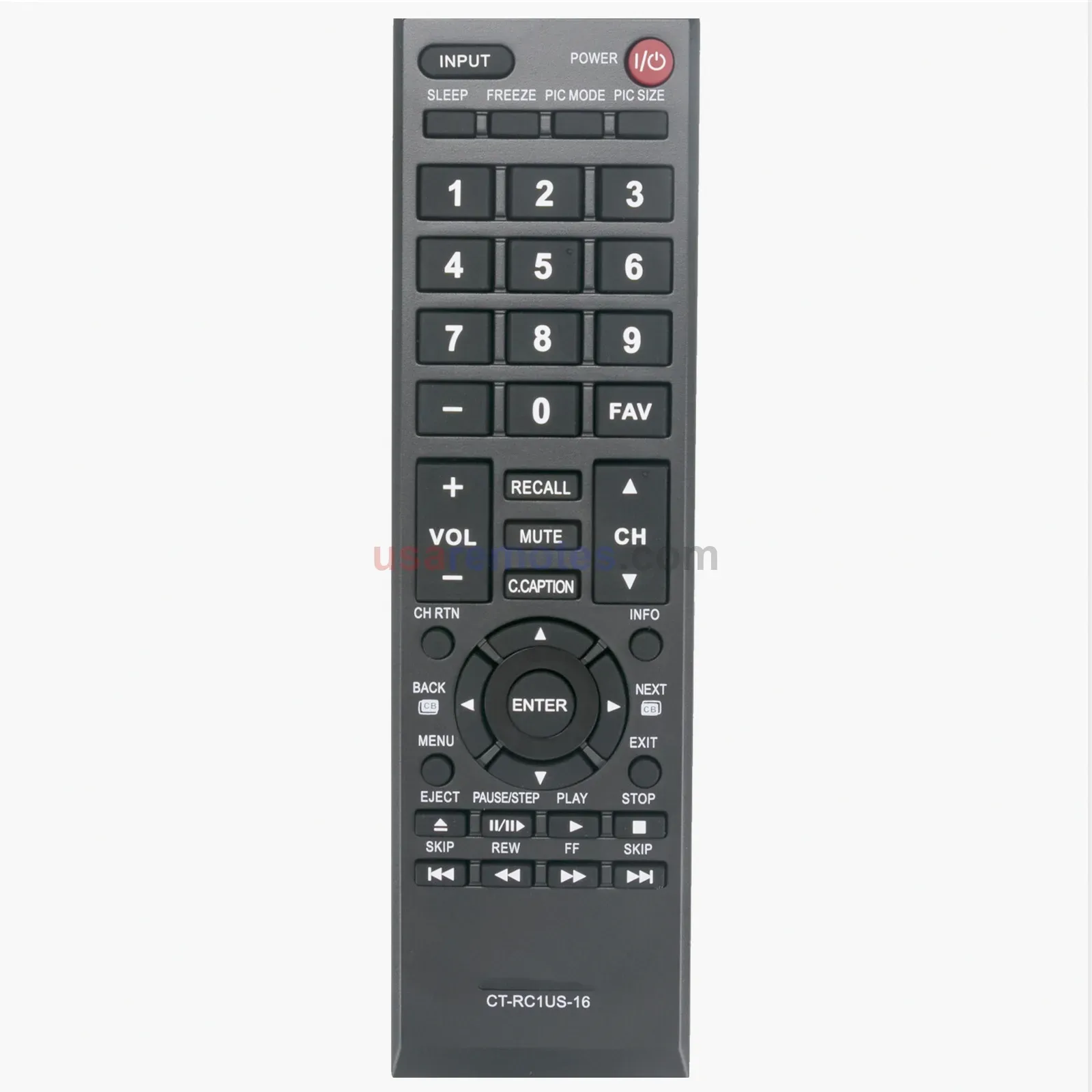 Toshiba CT-RC1US-16 TV Remote