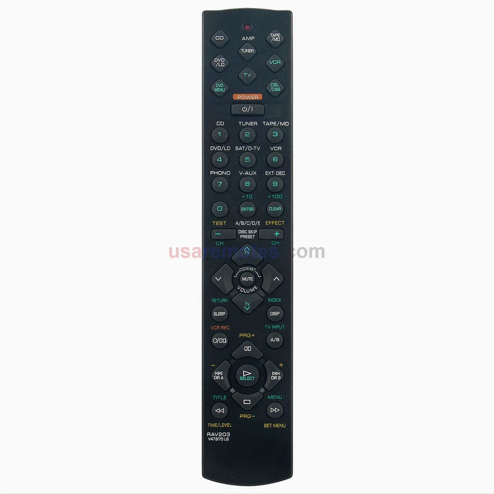 Yamaha RAV203-V473170 AV Receiver Remote Yamaha RAV203-V473170 AV Receiver Remote