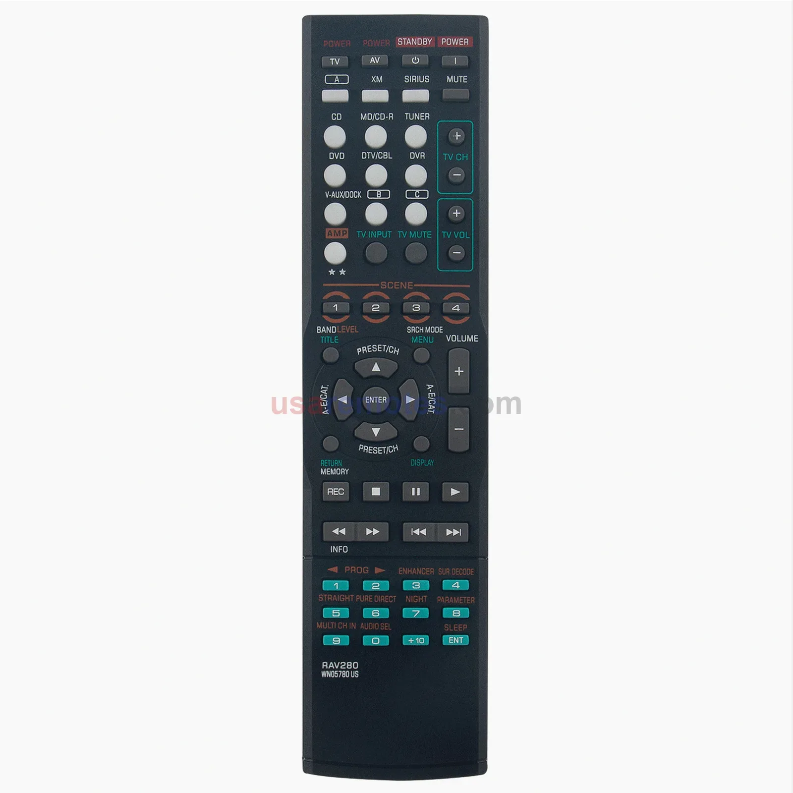 Yamaha RAV280-WN05780 AV Receiver Remote Yamaha RAV280-WN05780 AV Receiver Remote