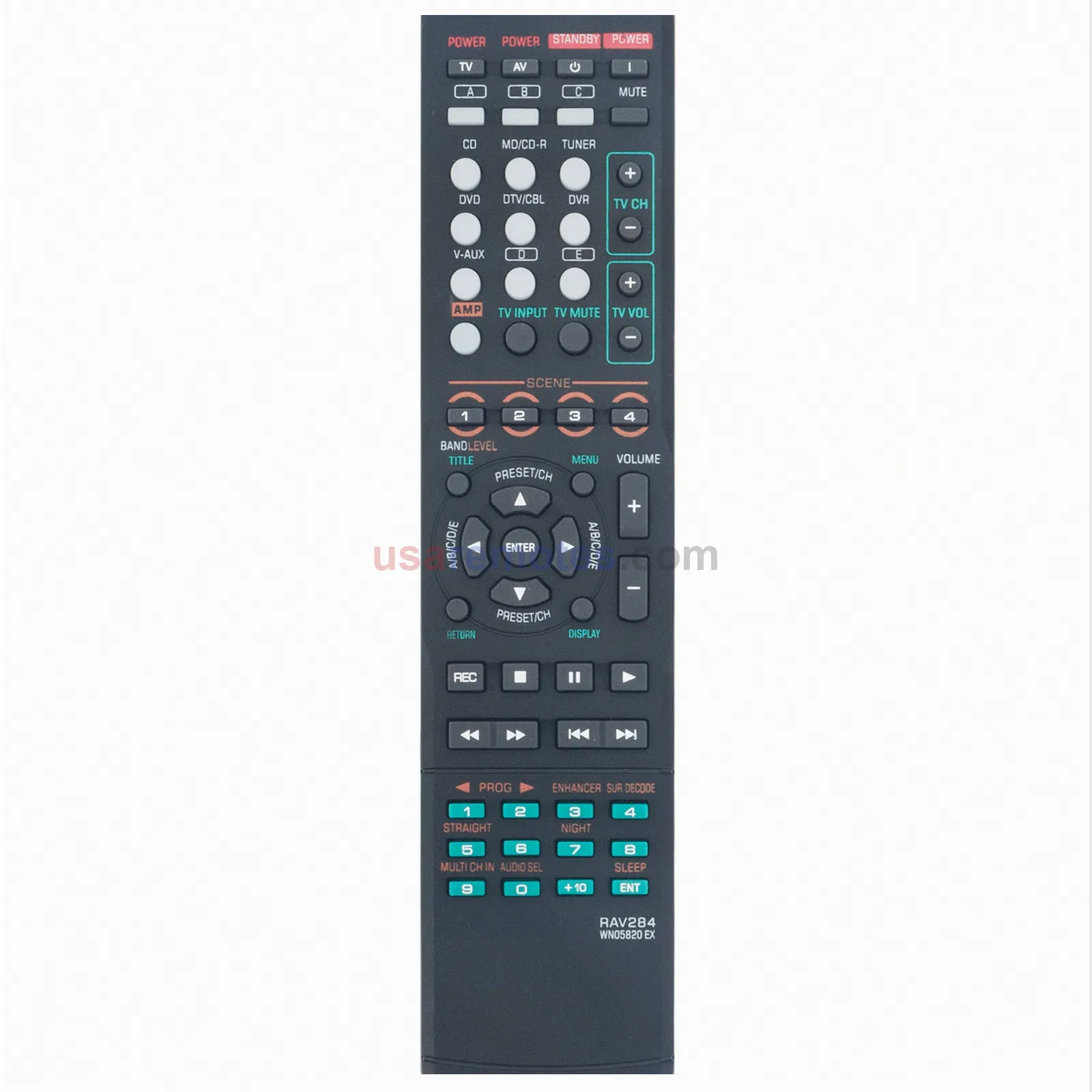 Yamaha RAV284-WN05820 AV Receiver Remote Yamaha RAV284-WN05820 AV Receiver Remote