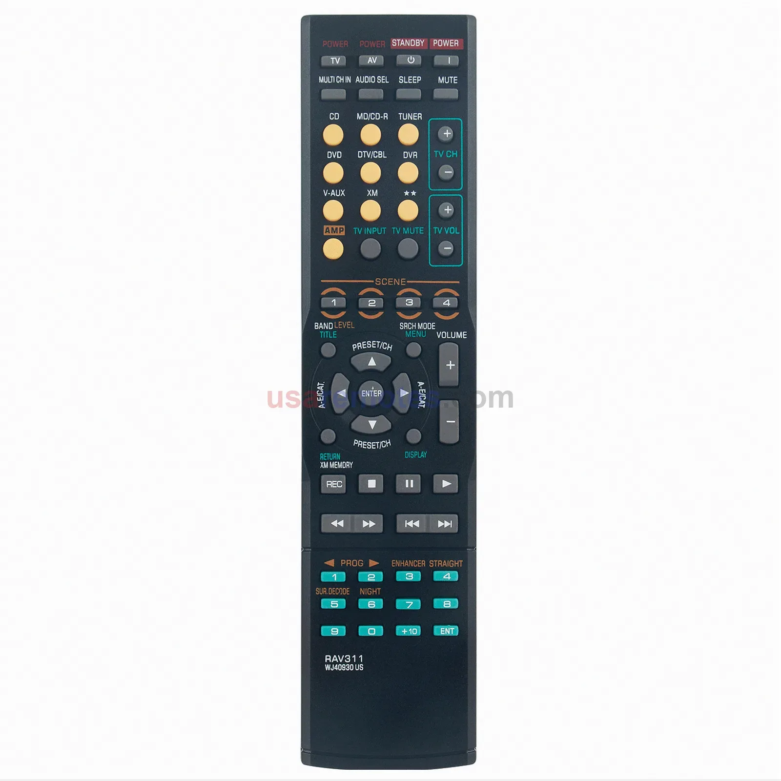 Yamaha RAV311-WJ40930 AV Receiver Remote - view 2