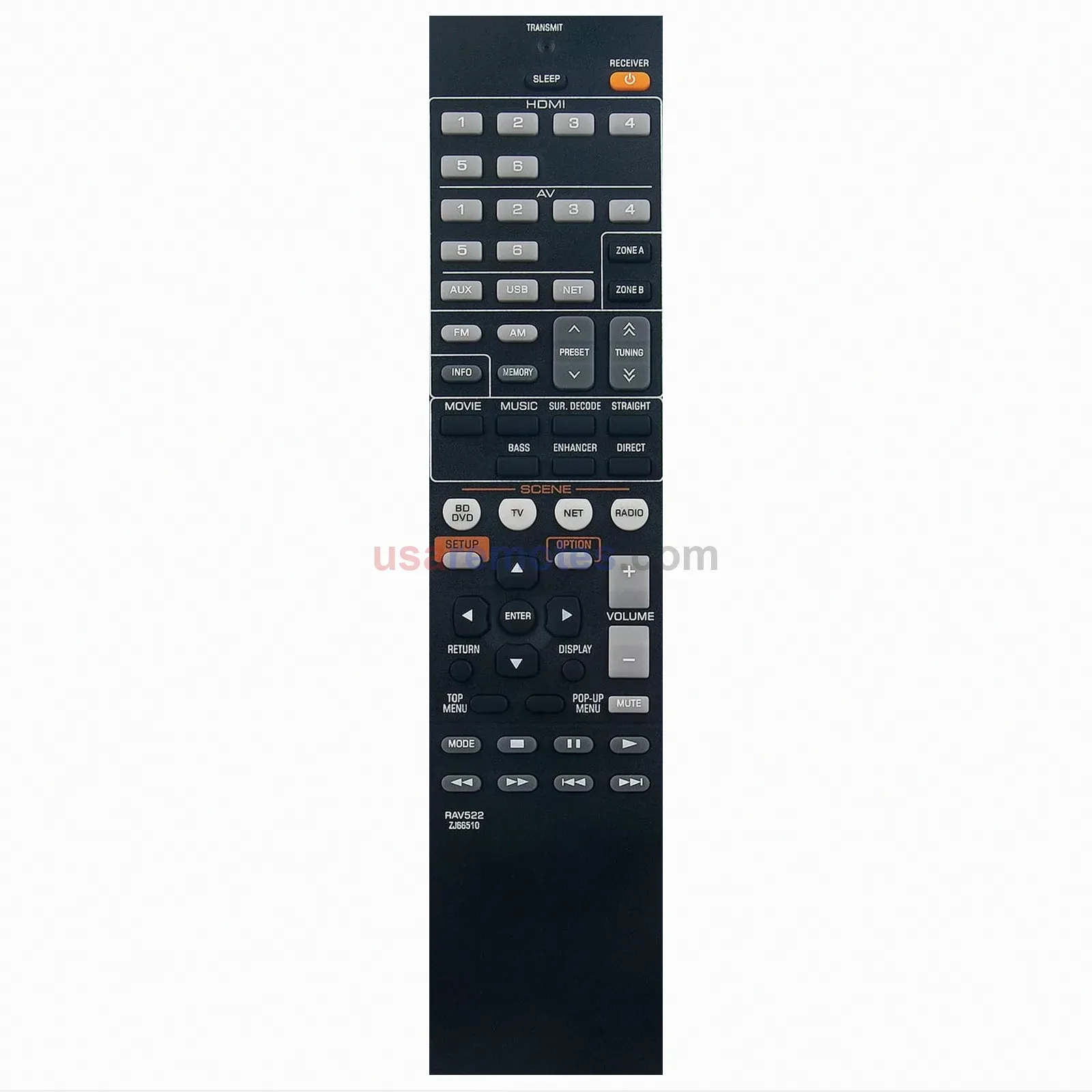 Yamaha RAV522 AV Receiver Remote Yamaha RAV522 AV Receiver Remote