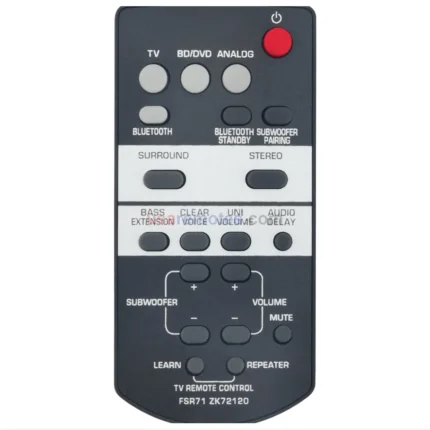 Yamaha ZK72120 Remote Control - view 2