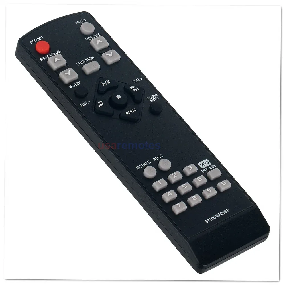 lg-6710cmaq05p-remote-xc12-sound-system-player-1 LG 6710CMAQ05P Remote Control