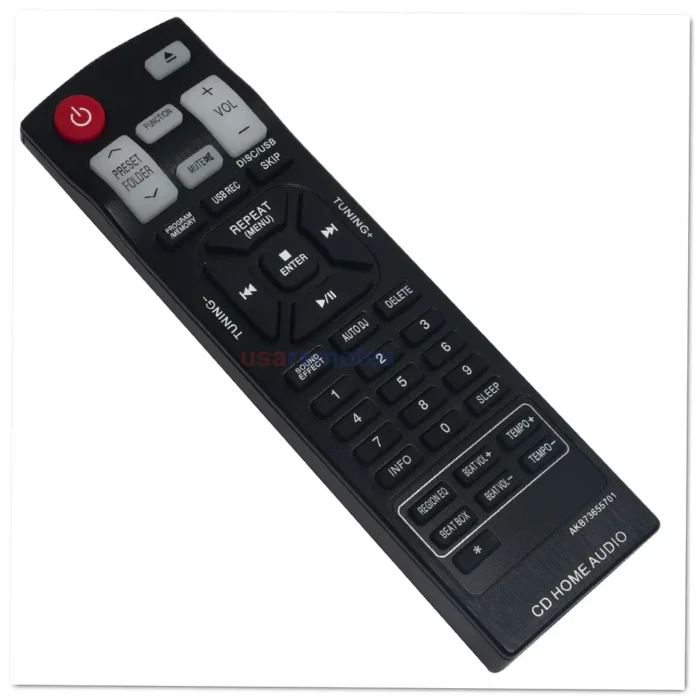 LG AKB73655701 Audio Remote for CD Home Stereo Systems - USA Remotes