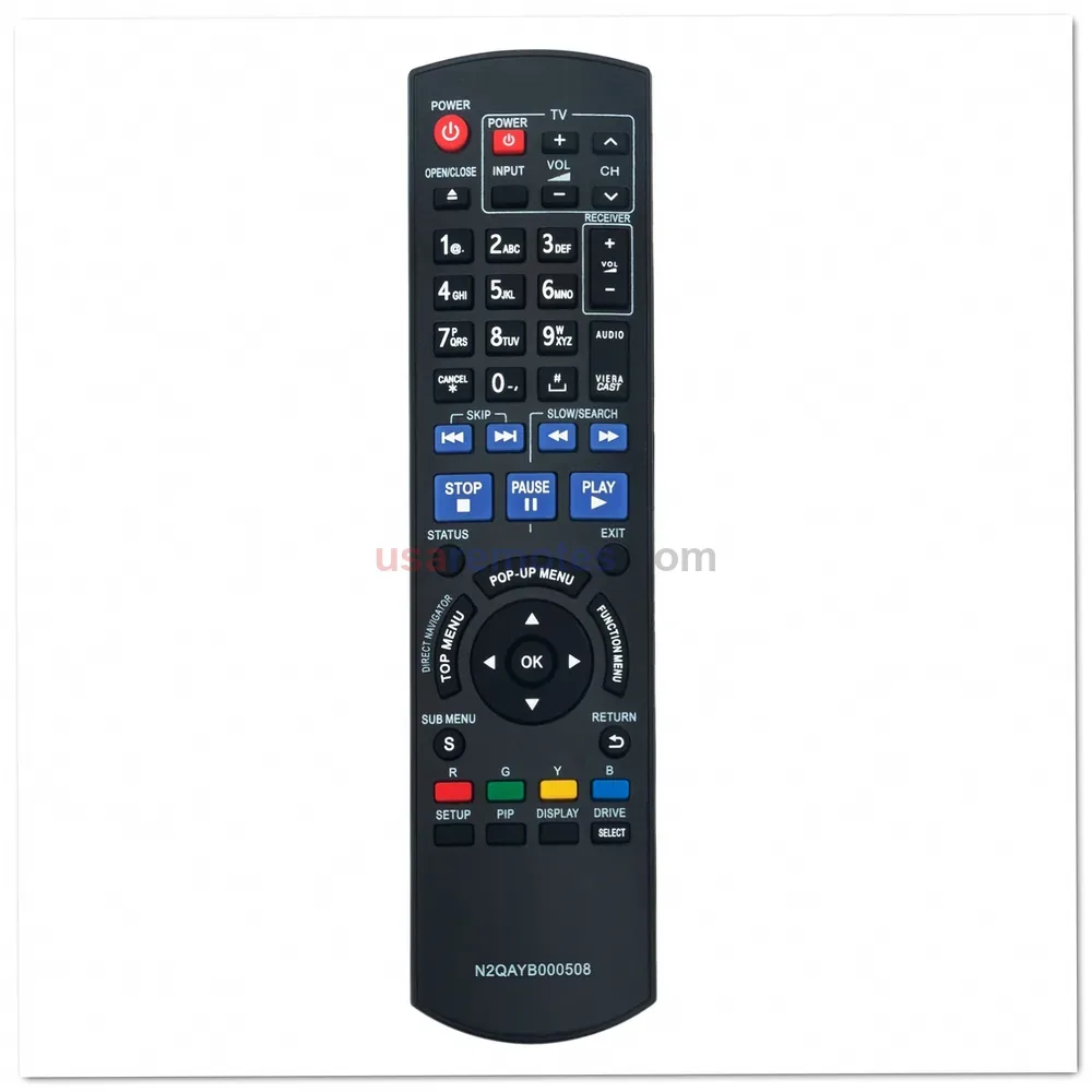 panasonic-n2qayb000508-remote-player-dmp-bdt350-dmp-bdt300-dmpbdt350-1 Panasonic N2QAYB000508 Remote Control