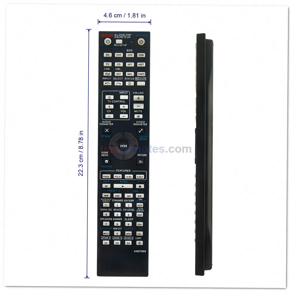 Pioneer AXD7668 Remote Control
