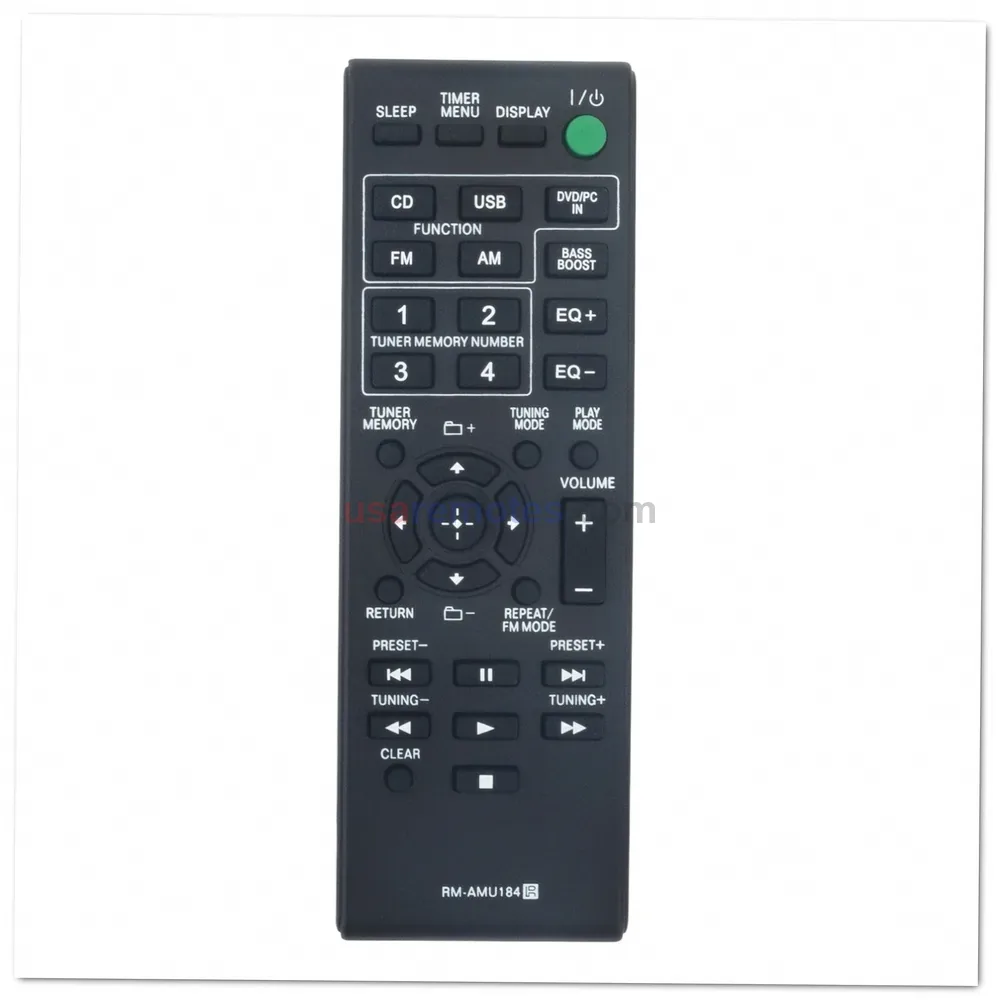 sony-rm-amu184-remote-audio-speaker-system-mhc-ecl5-gtk-n1bt-1 Sony RM-AMU184 Remote Control