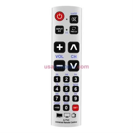 Universal URC-1234ALB remote control replacement
