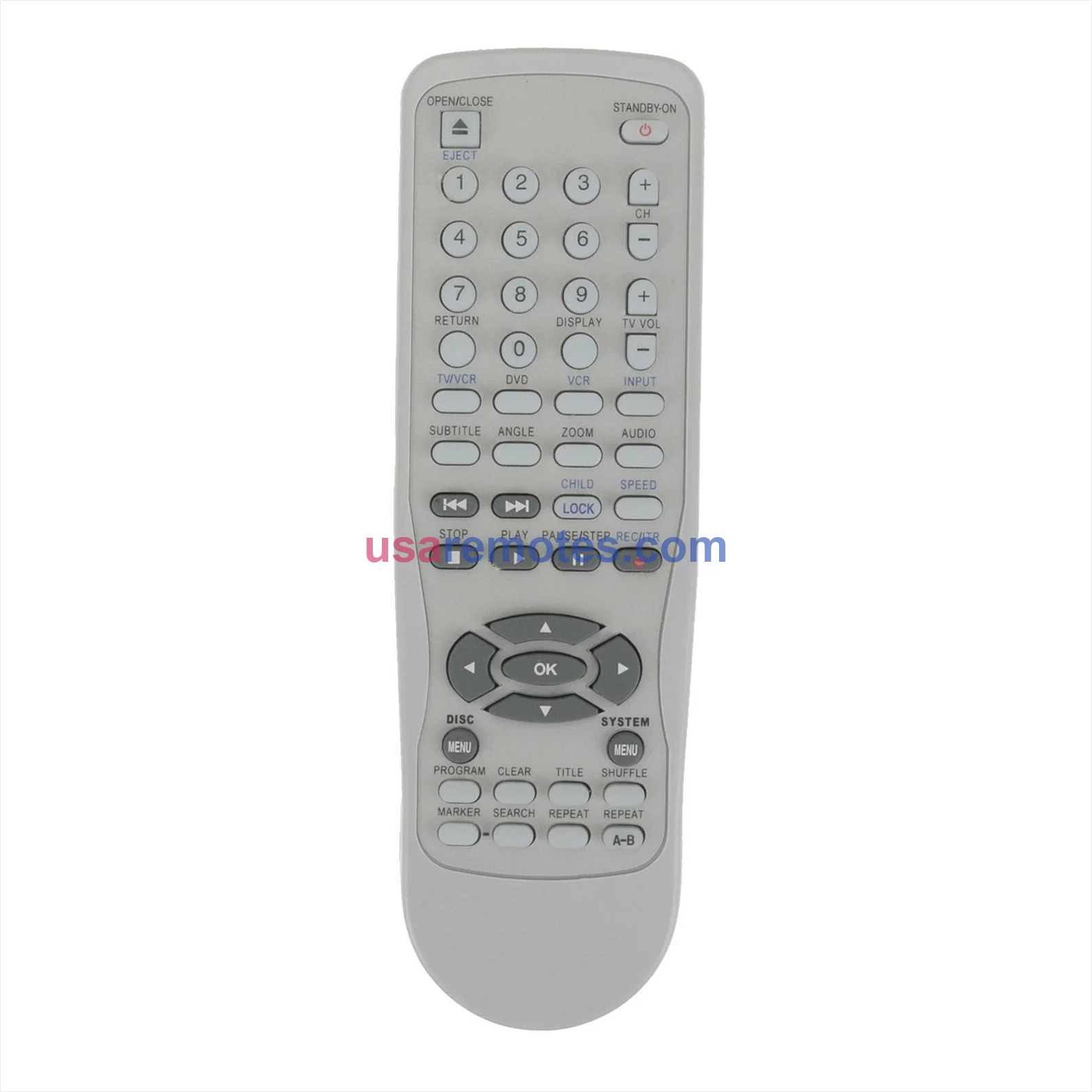 Magnavox MDV560VR DVD VCR Combo Remote Control Replacement
