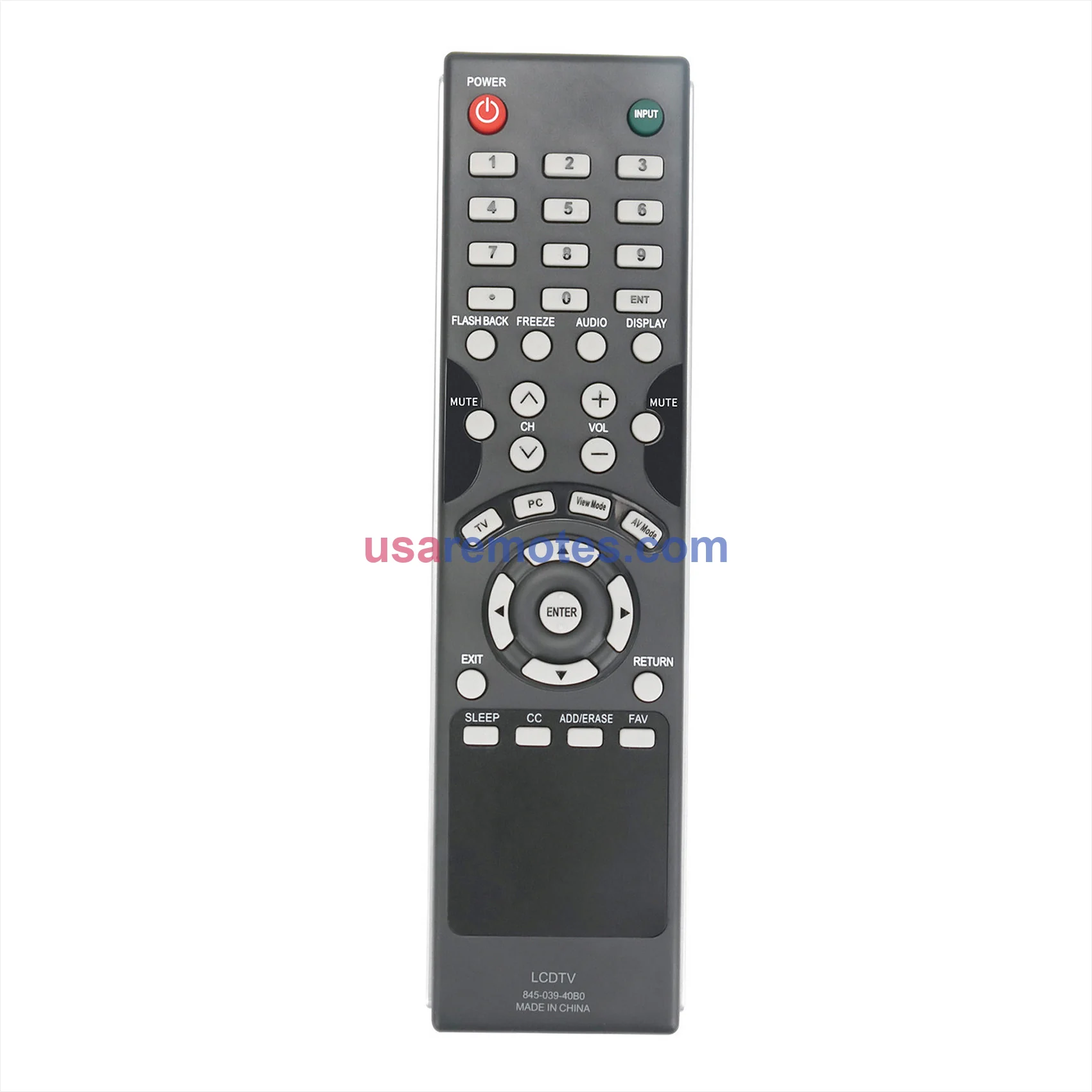 Sharp 845-039-40B0 TV Remote for LC-40LE431U LC-60E69U