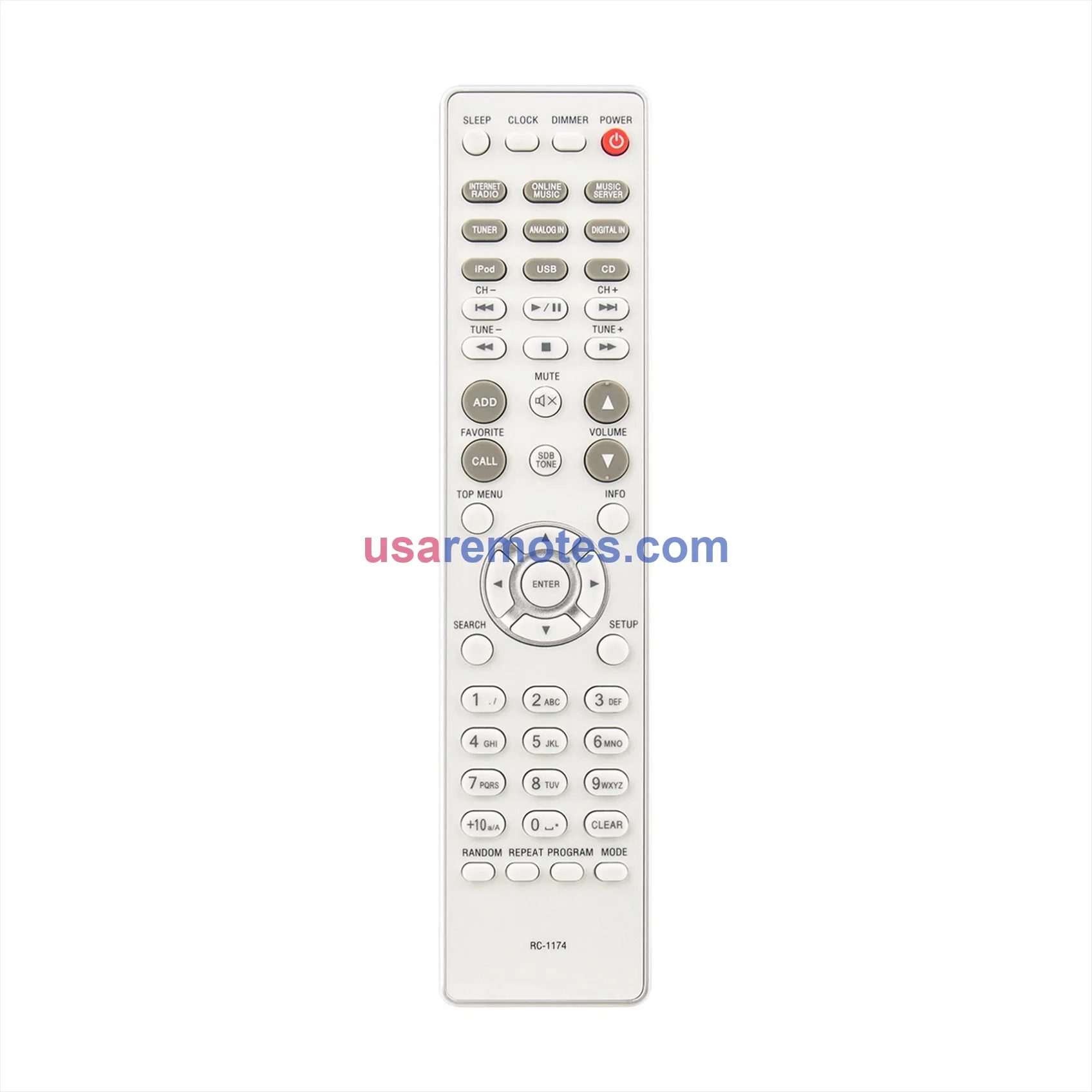 Denon RC-1174 Remote Control for RCD-M39 RCD-M40 RCD-M41