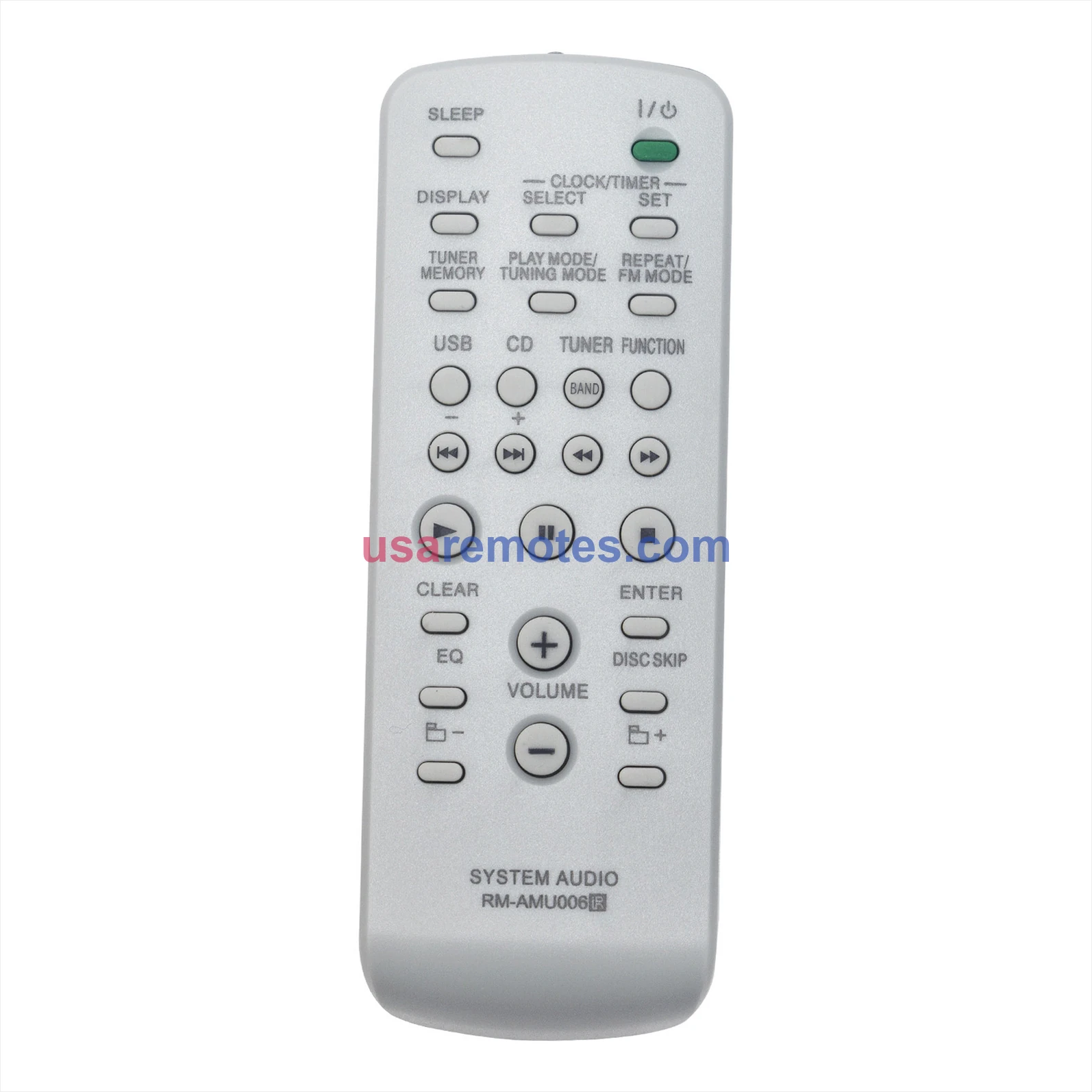 Sony RM-AMU006 Audio System Remote Control Replacement