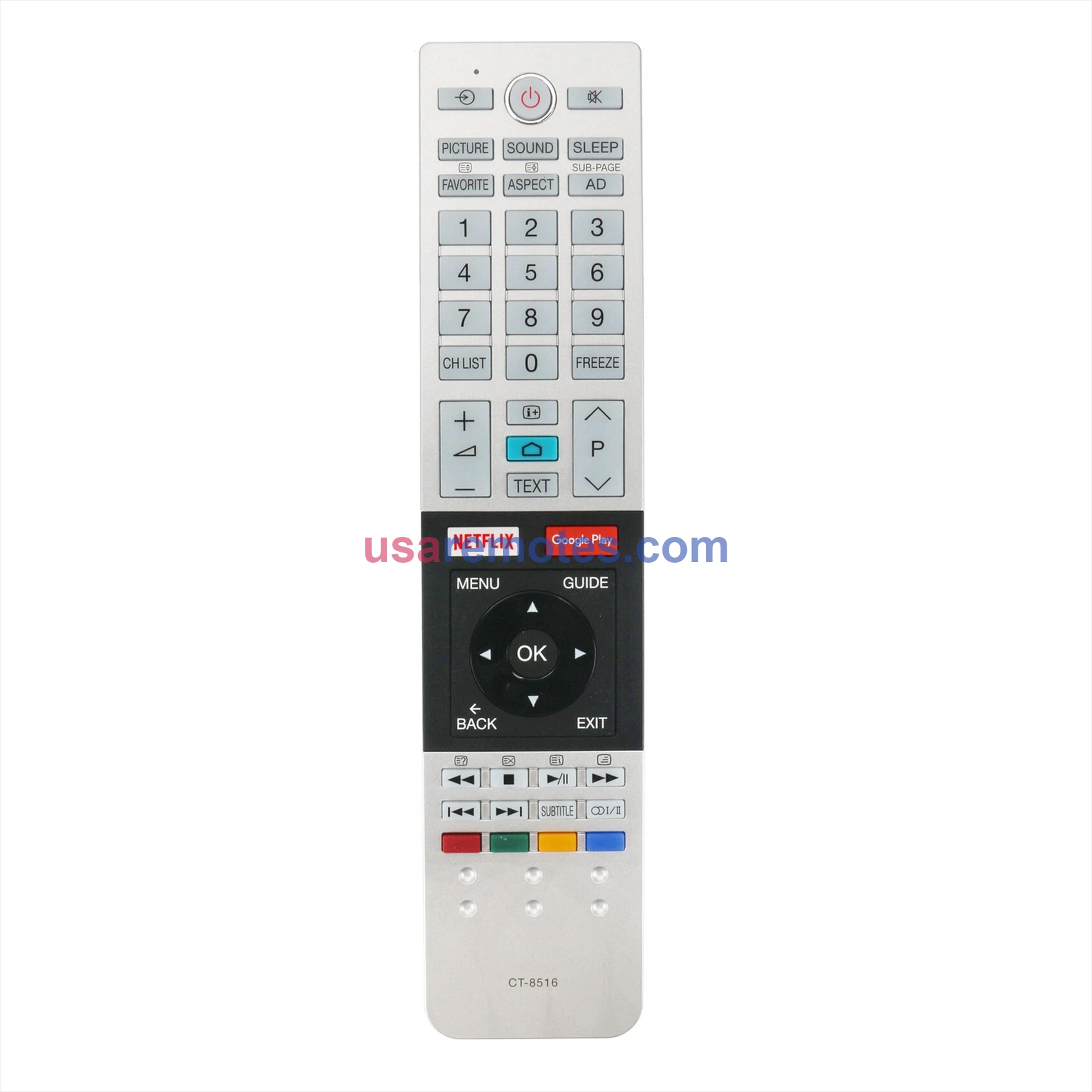 Toshiba CT-8516 TV Remote for U7750 U9750 Series