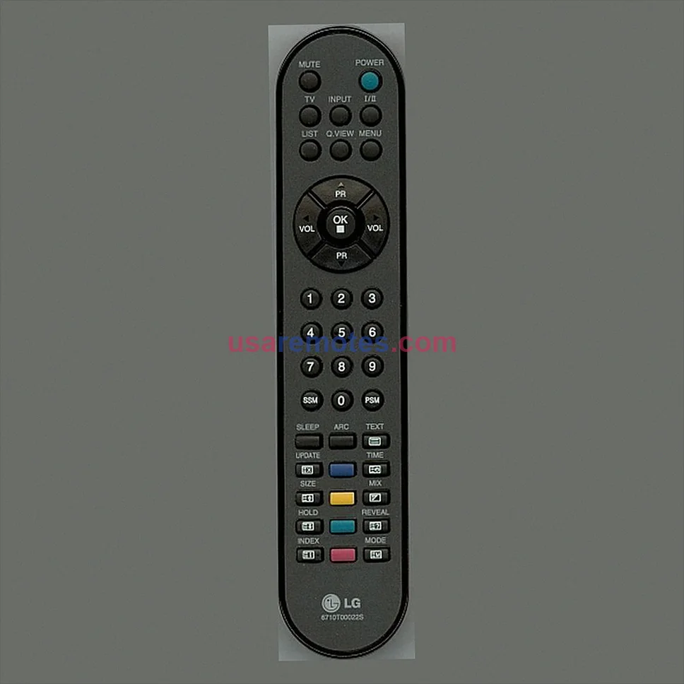 LG 6710T00022S TV Remote LG 6710T00022S TV Remote