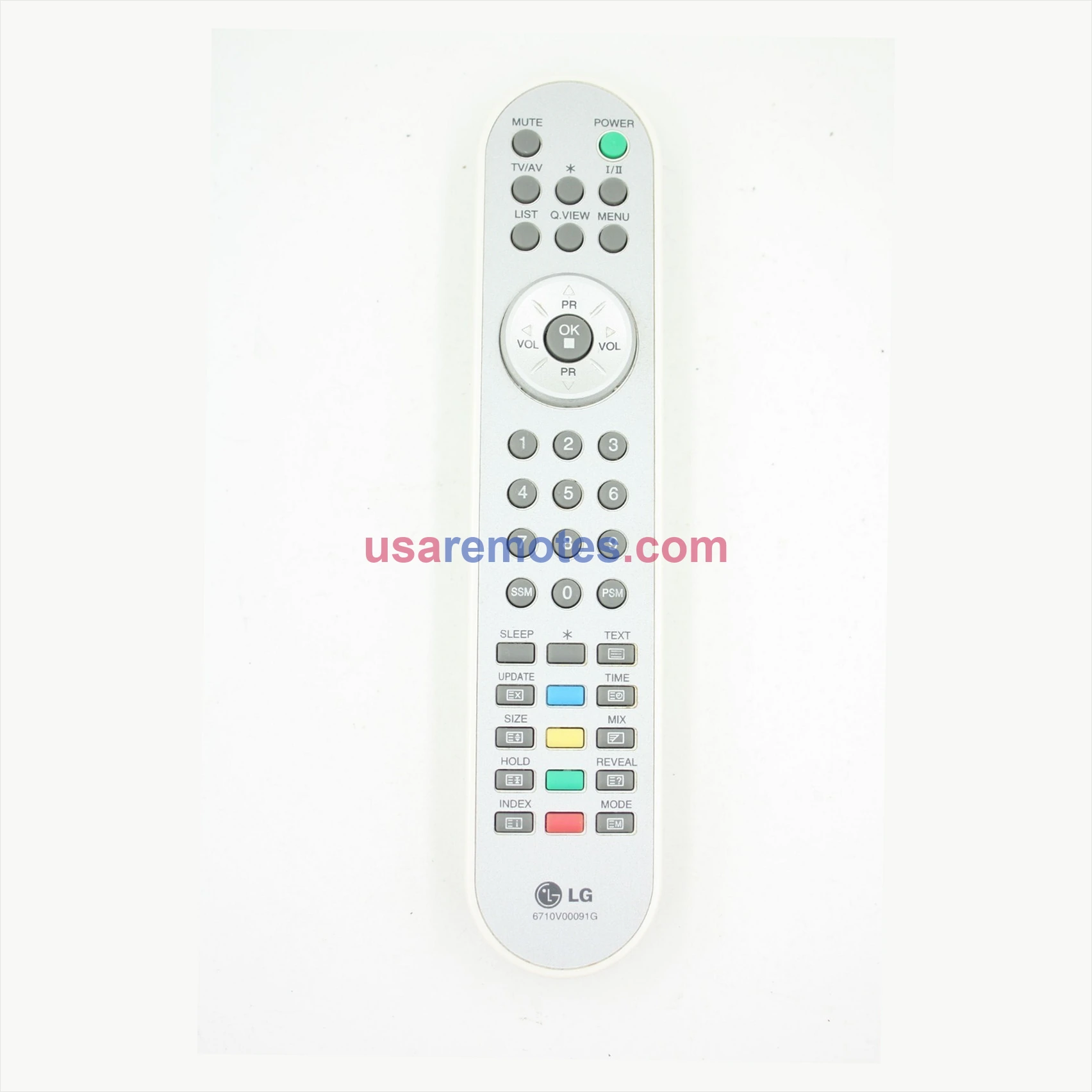 LG 6710V00091Z TV Remote LG 6710V00091Z TV Remote