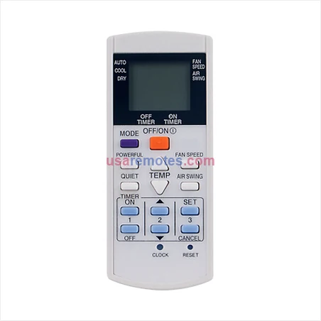 Panasonic A75C2656 Air Conditioner Remote