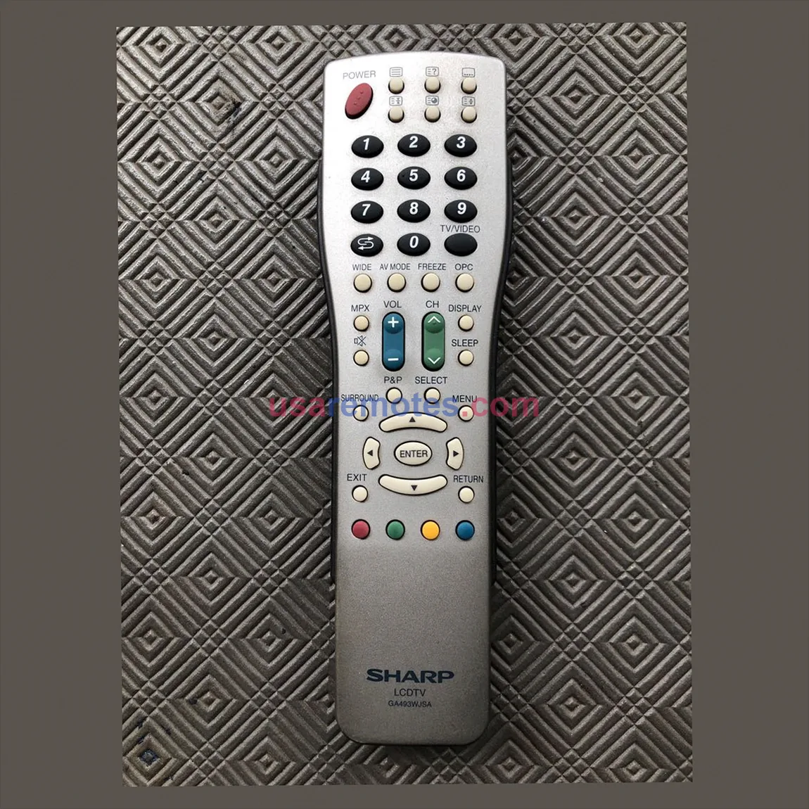 Sharp GA493WJSA TV Remote Sharp GA493WJSA TV Remote