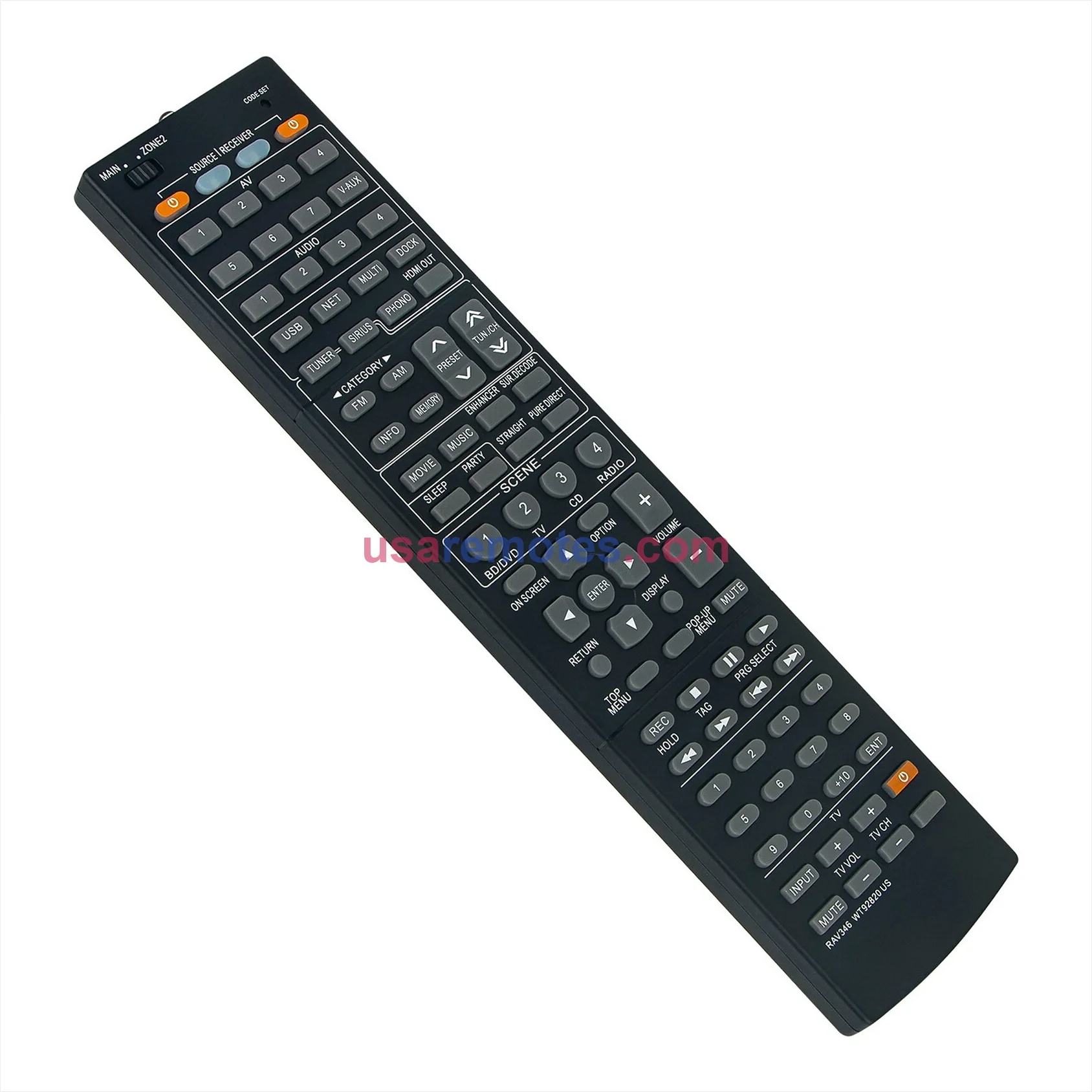 Yamaha RAV346 Remote Control