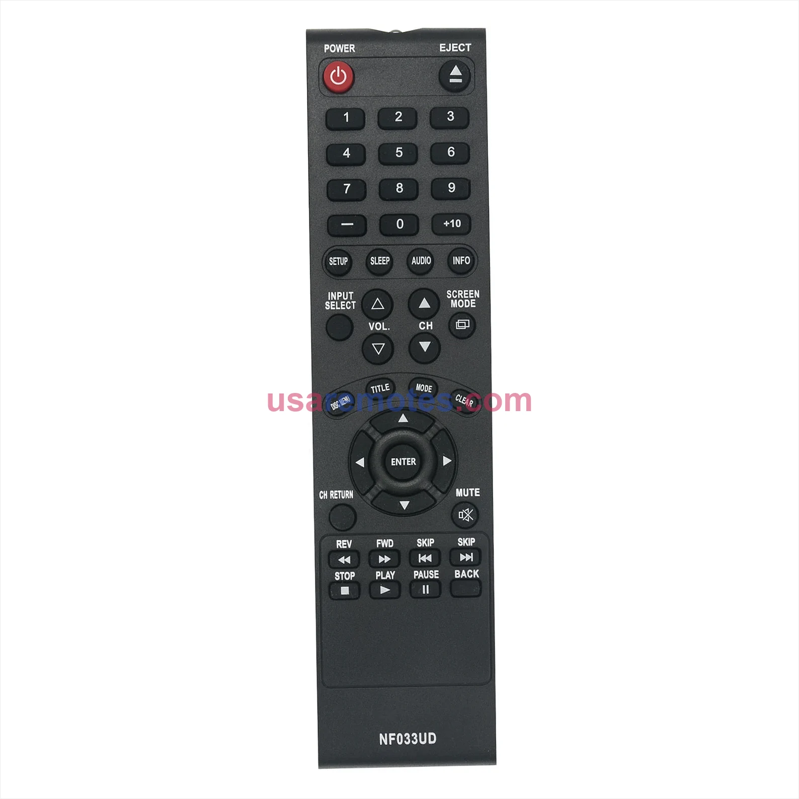 Emerson NF033UD TV Remote - Replacement Remote