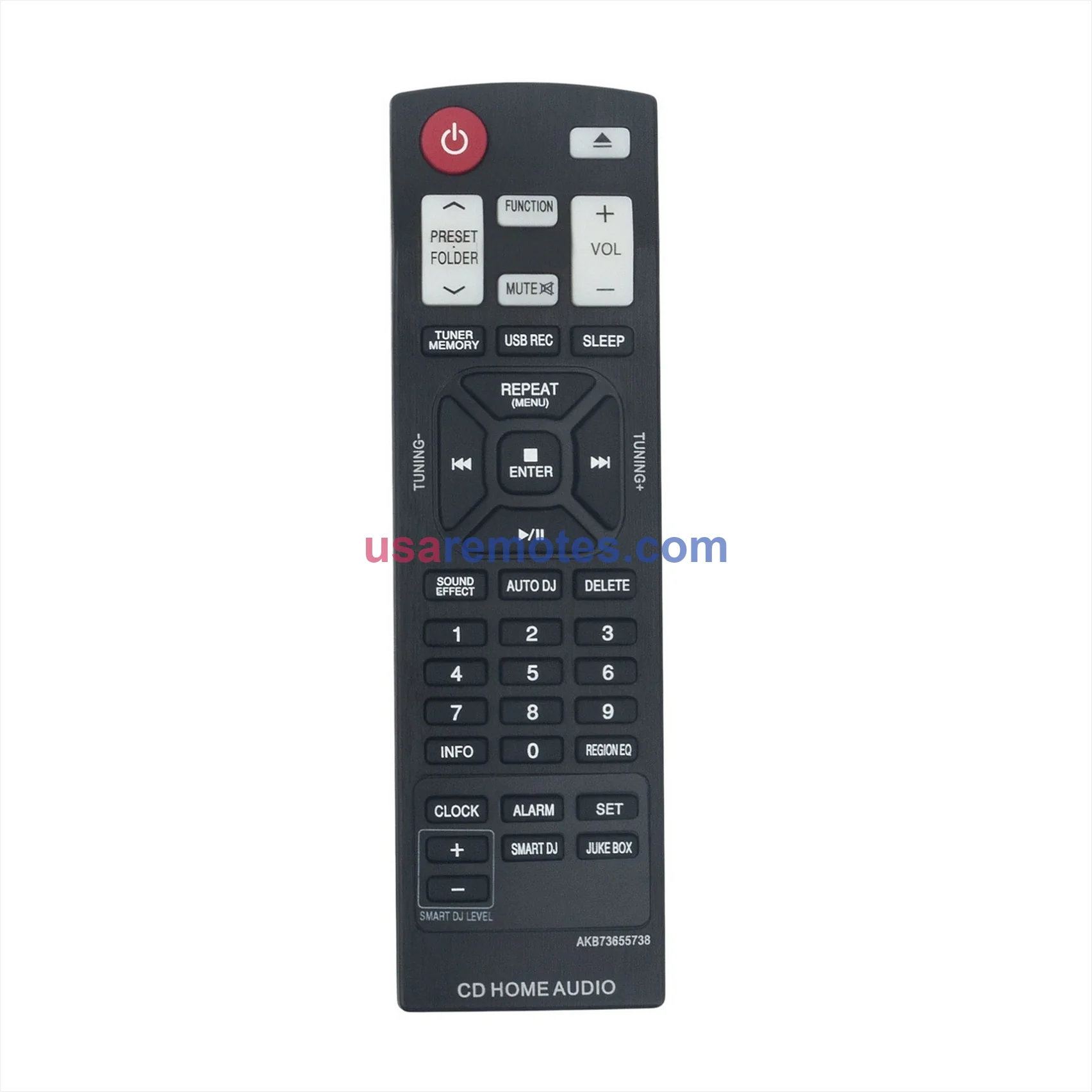 LG AKB73655738 Home Audio System Remote LG AKB73655738 Home Audio System Remote