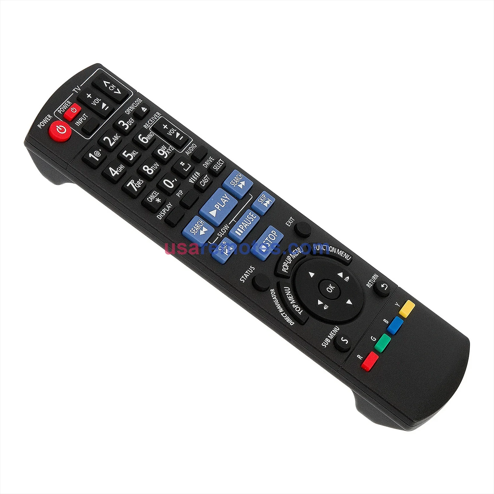 Panasonic N2QAKB000076 Blu-ray Player Remote Panasonic N2QAKB000076 Blu-ray Player Remote