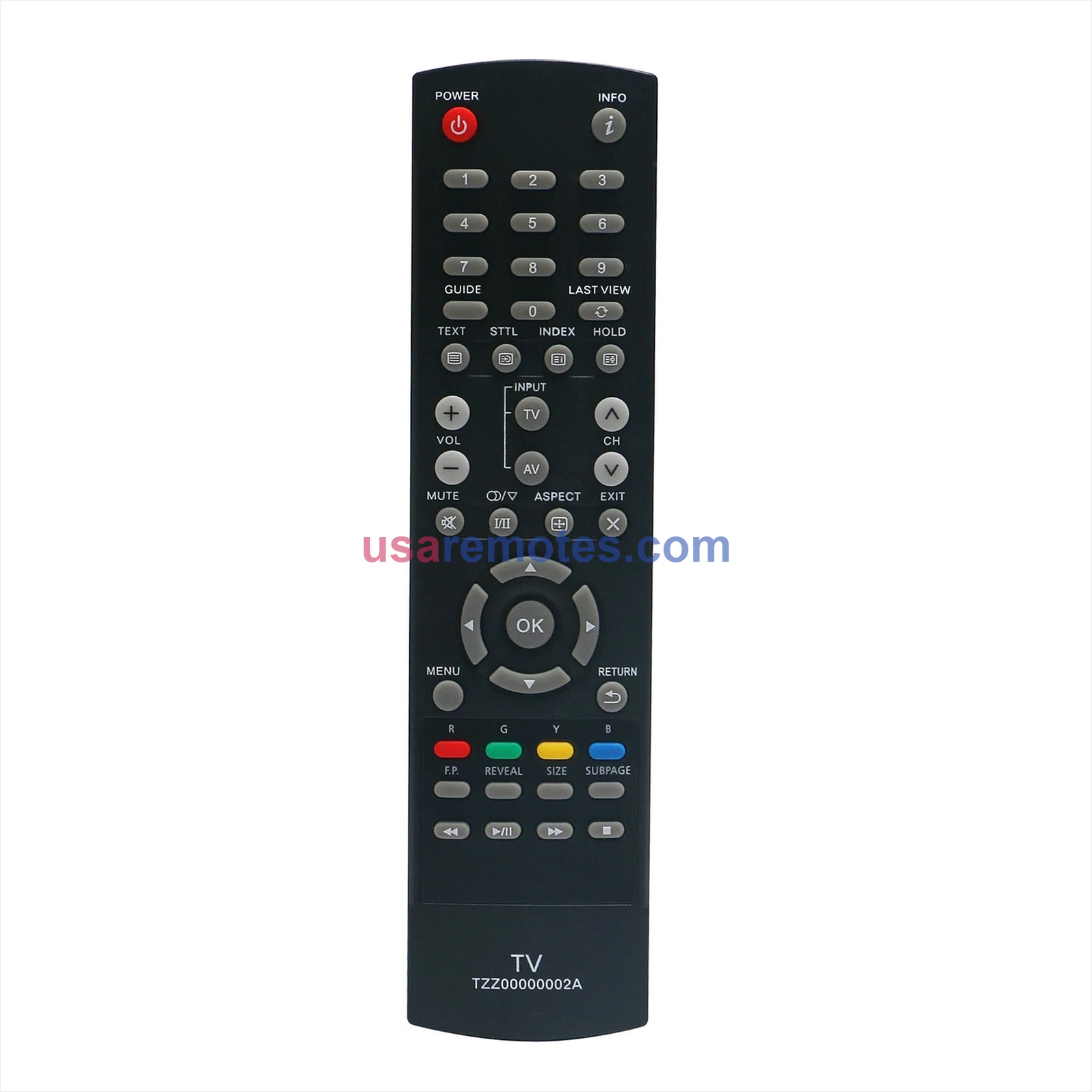 Panasonic TZZ00000002A TV Remote Panasonic TZZ00000002A TV Remote