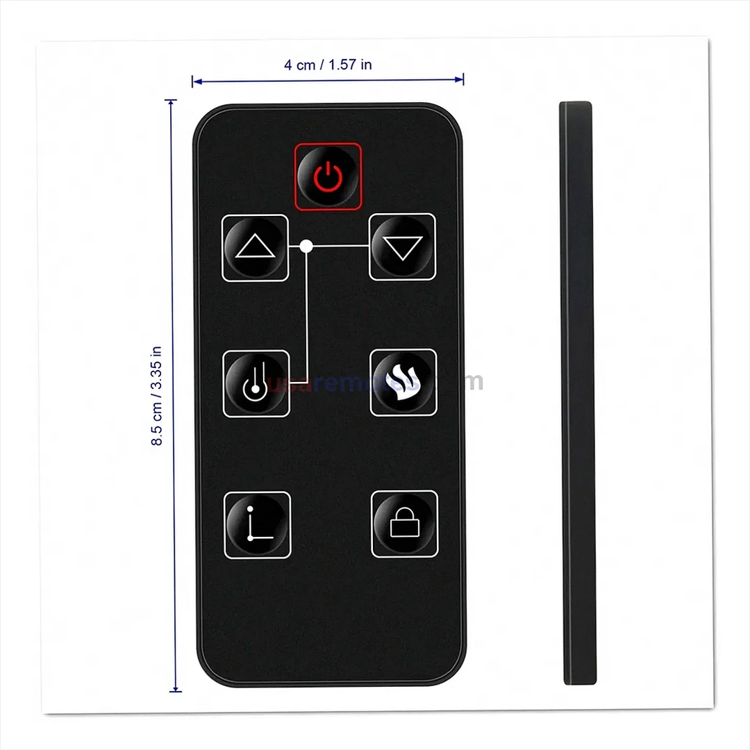 Allen F18-I-008-018C Fireplace Remote Control Allen F18-I-008-018C Fireplace Remote Control