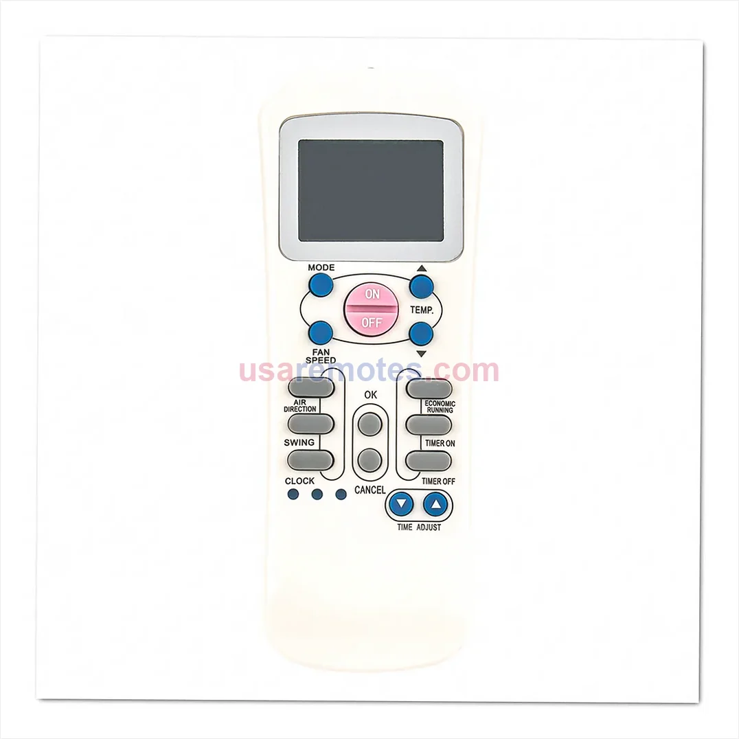 Carrier 38KCR009713G remote control replacement Carrier 38KCR009713G remote control replacement
