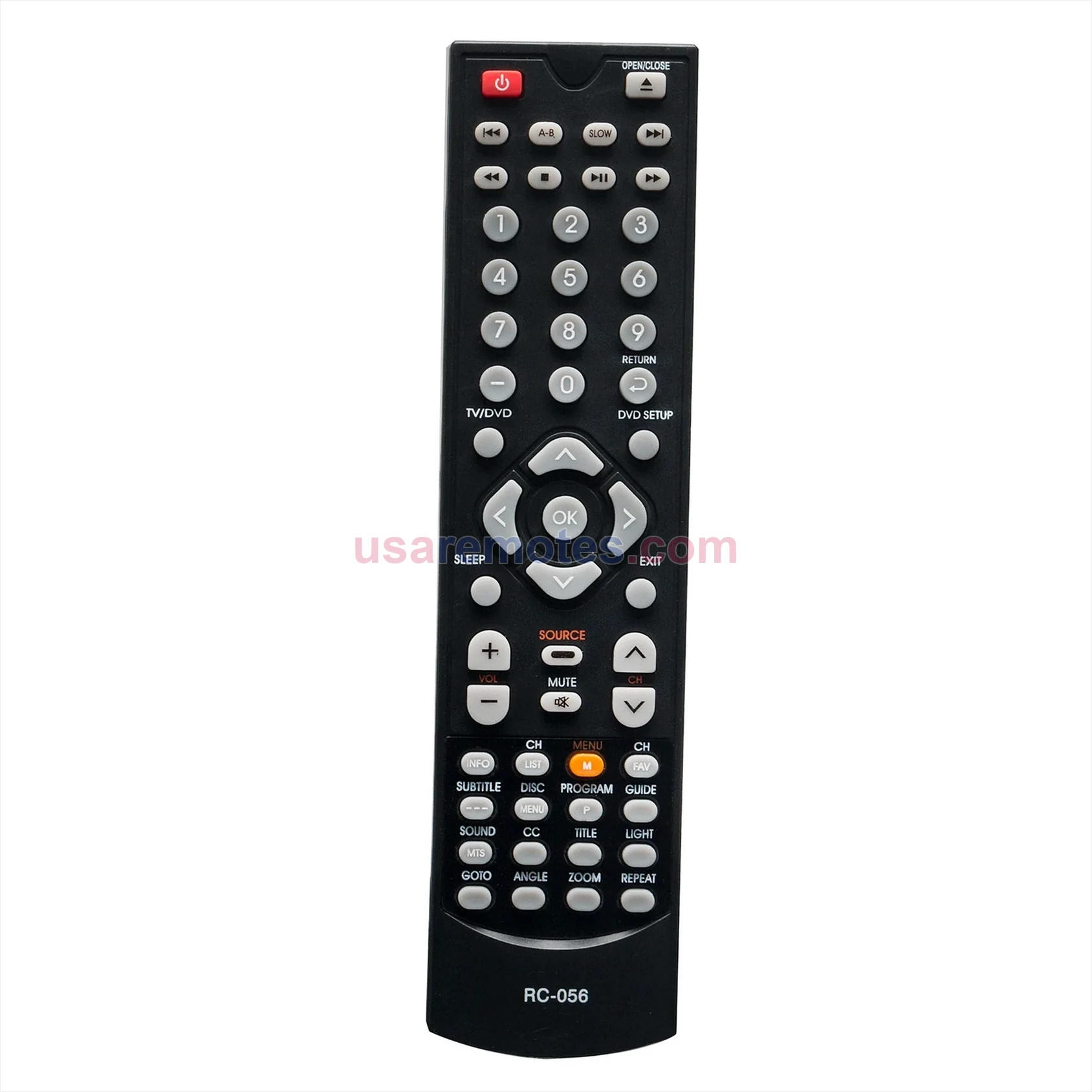 Coby LEDVD1996 remote control replacement Coby LEDVD1996 remote control replacement
