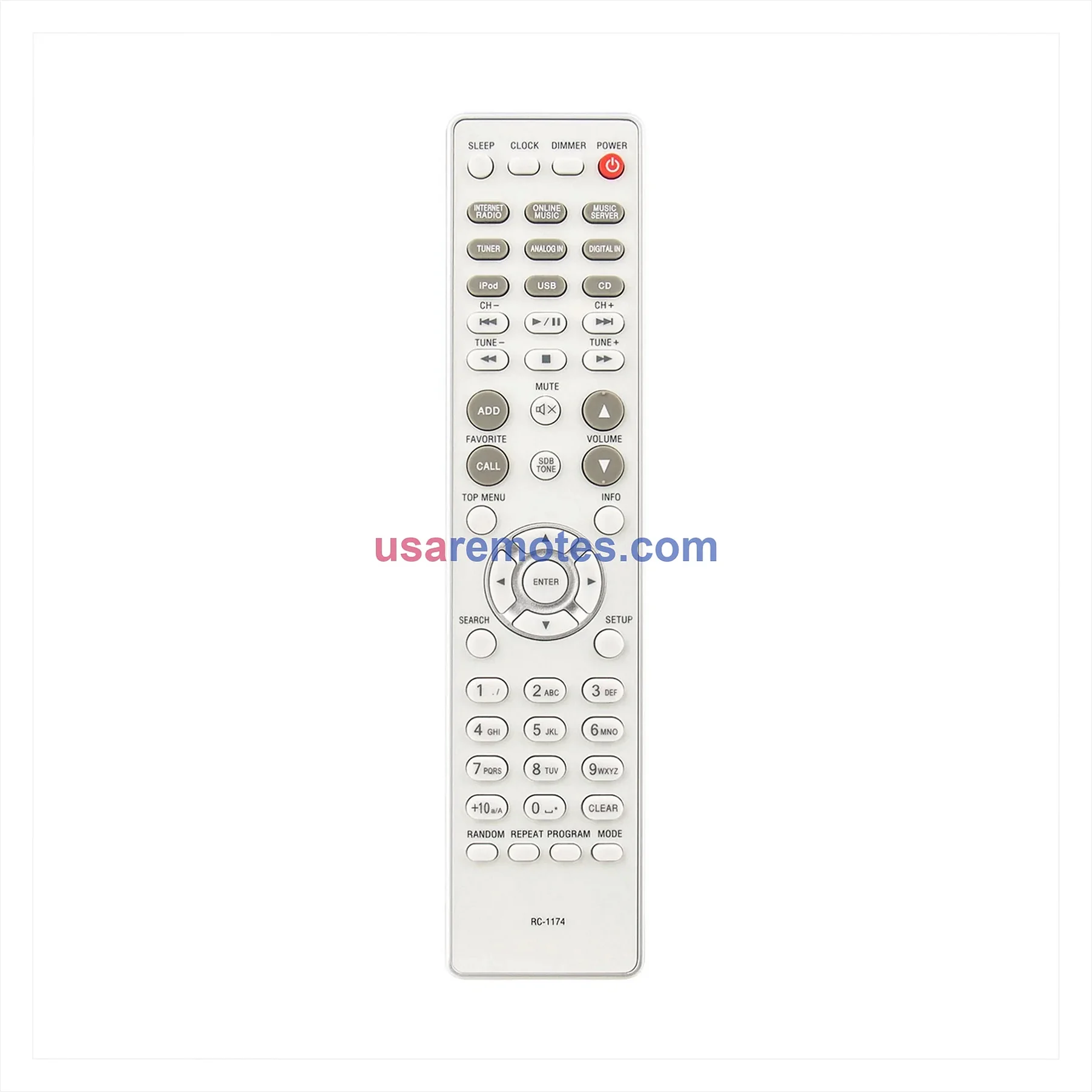 Denon RCD-N7 Network CD Receiver Remote Control Denon RCD-N7 Network CD Receiver Remote Control