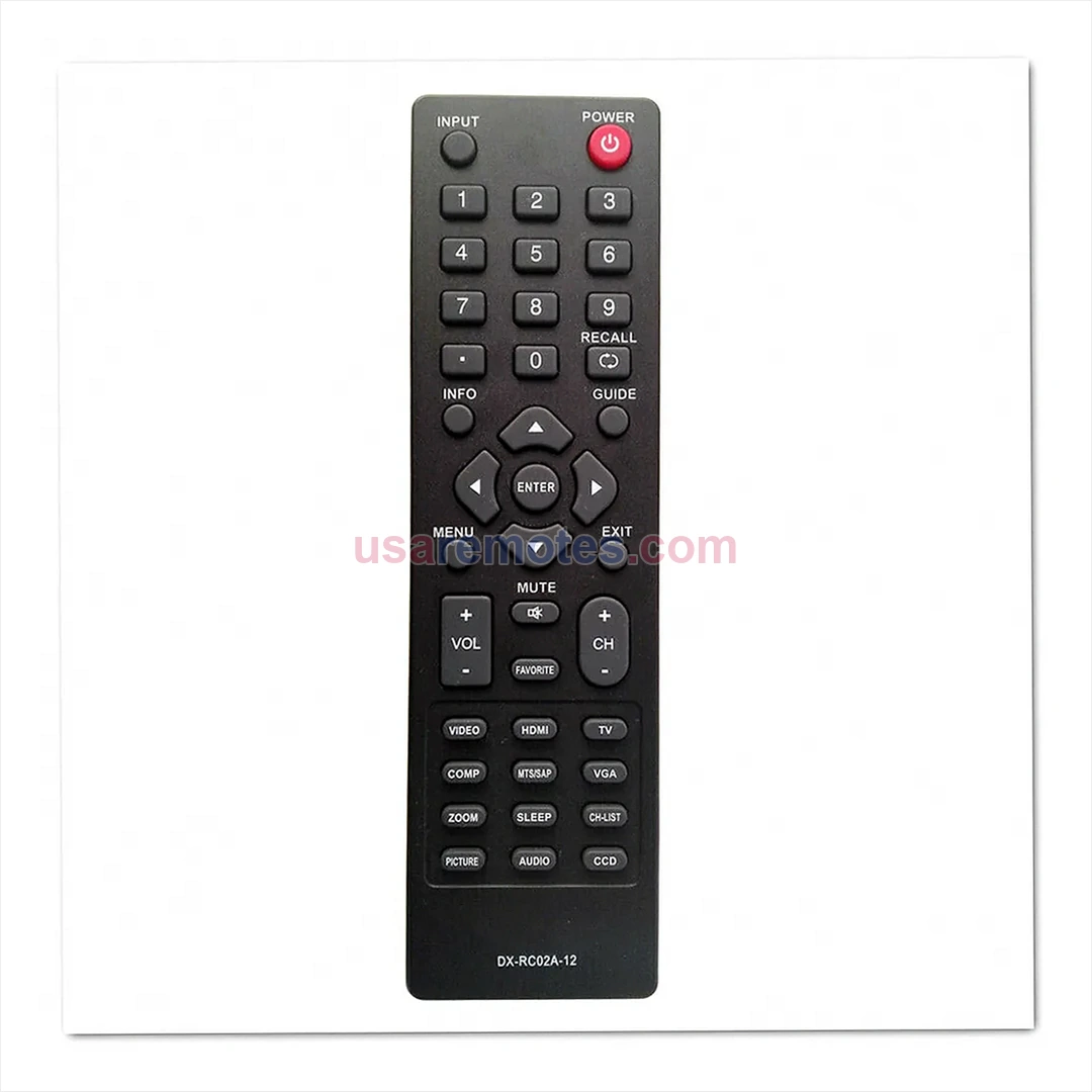 Dynex DX-55L150A1Z remote control replacement Dynex DX-55L150A1Z remote control replacement