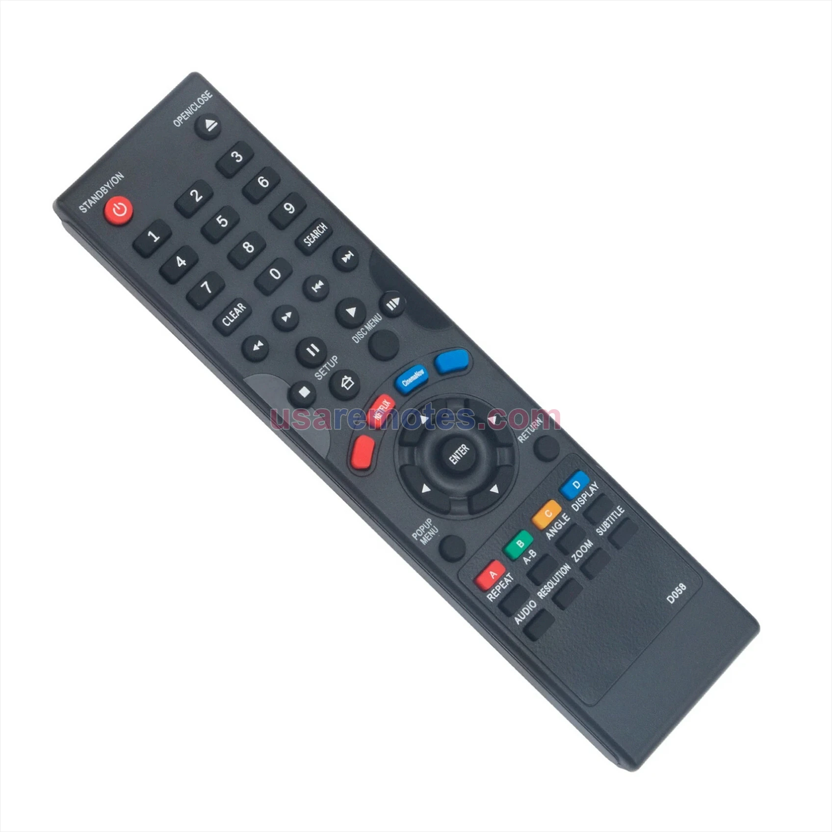Dynex DX-WBRDVD1 remote control replacement