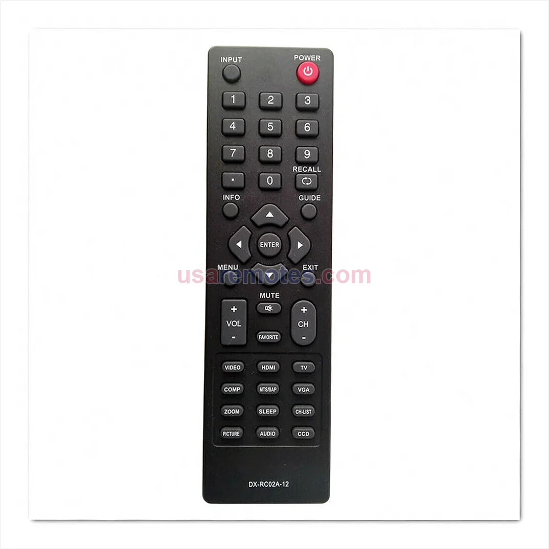 Dynex DX15L150A11 remote control replacement Dynex DX15L150A11 remote control replacement
