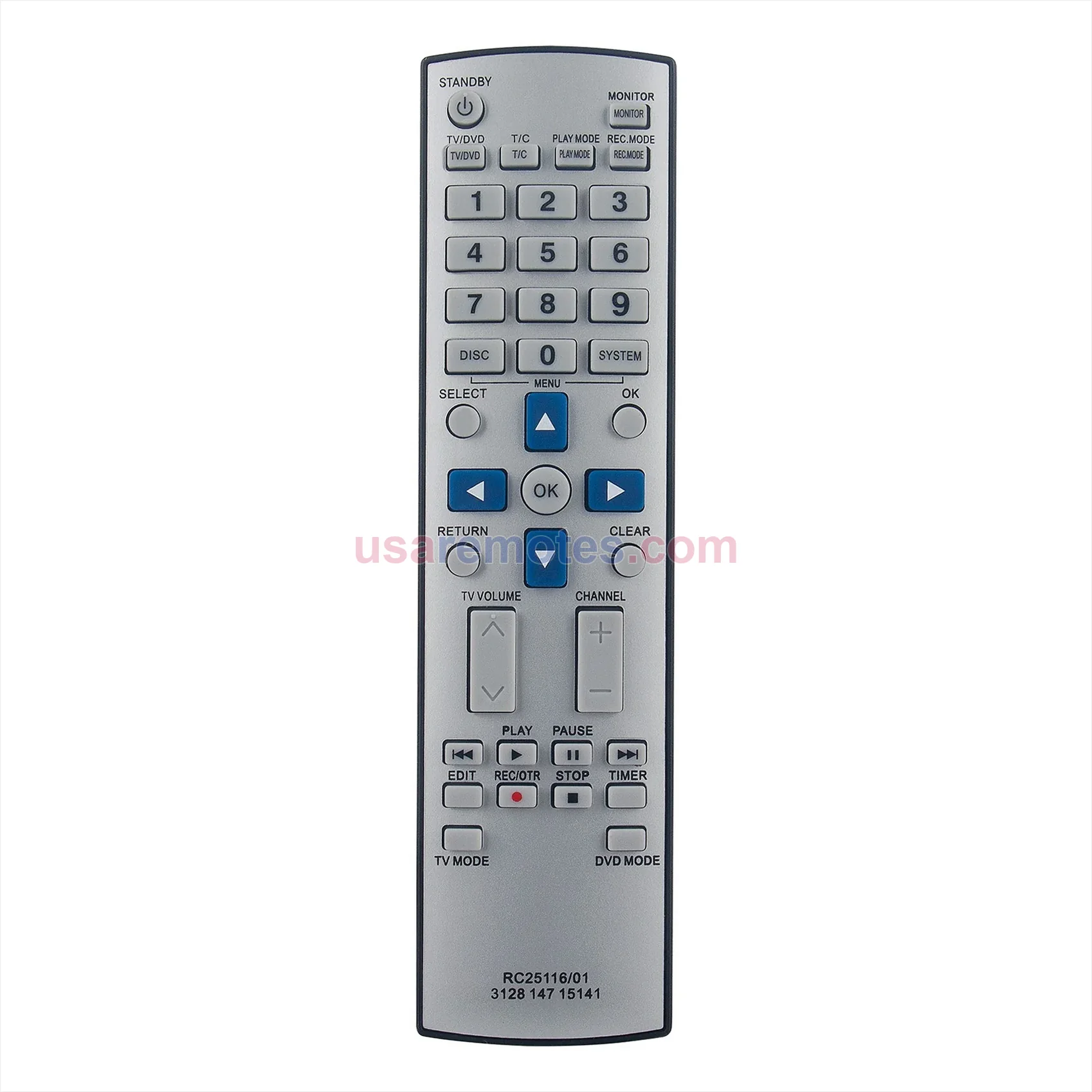 Emerson MDV650R remote control replacement