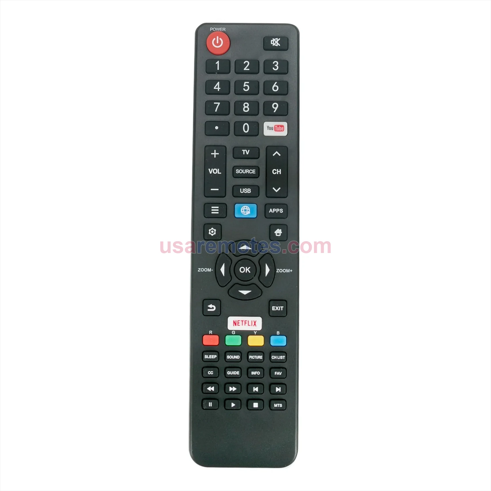 Emerson RLED-L49A6004K remote control replacement Emerson RLED-L49A6004K remote control replacement