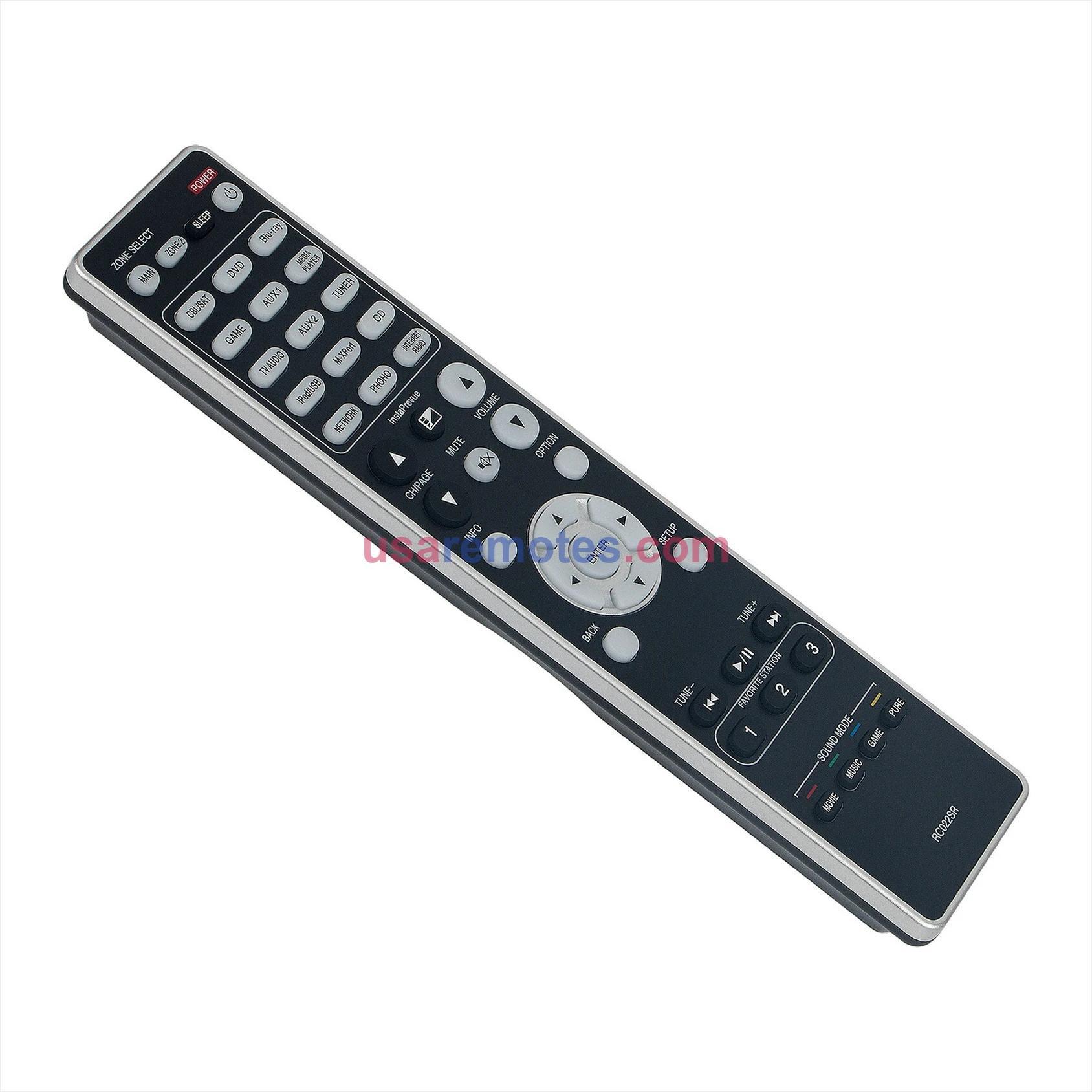Emerson SR6008 A/V Receiver Remote Control Emerson SR6008 A/V Receiver Remote Control