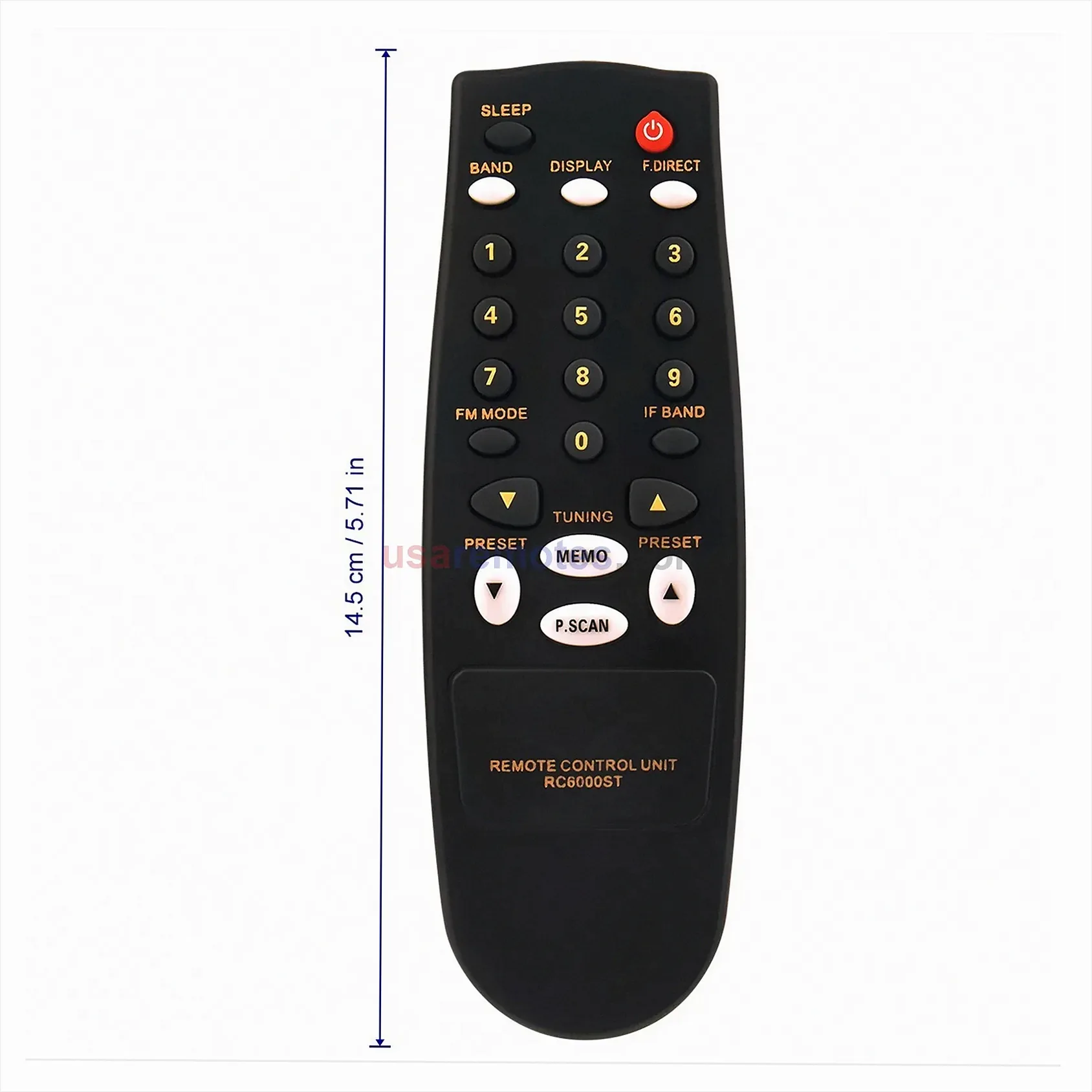Emerson ST6000N1G AM/FM Stereo Tuner Remote Control Emerson ST6000N1G AM/FM Stereo Tuner Remote Control