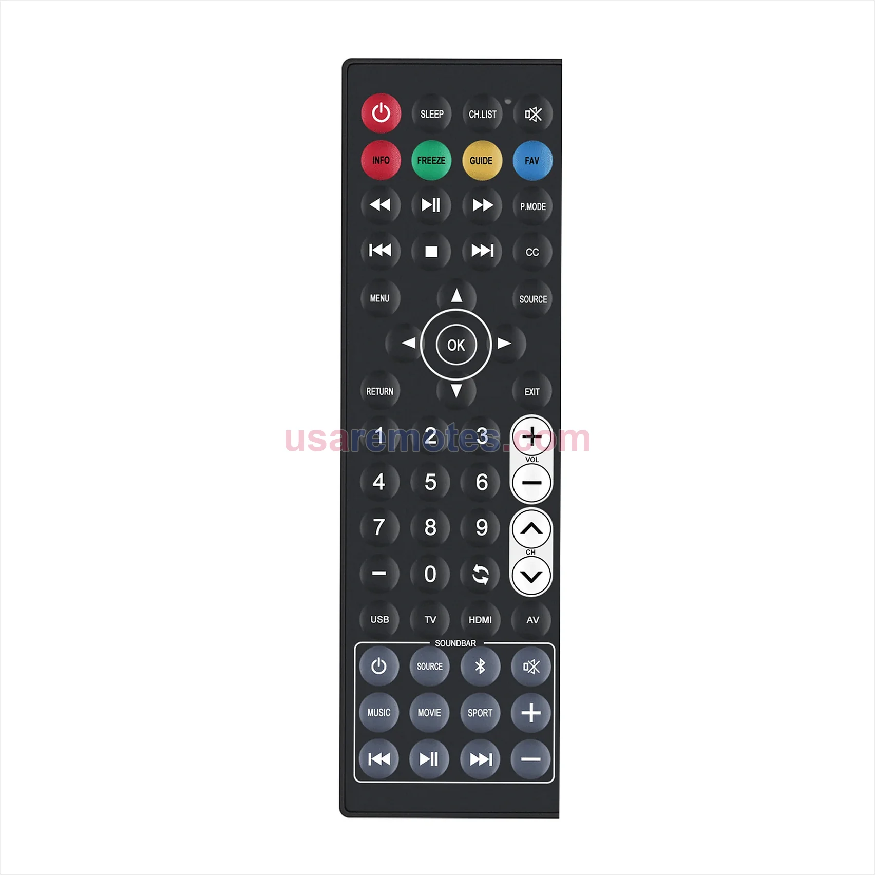 Furrion FDUF55CBS remote control replacement Furrion FDUF55CBS remote control replacement