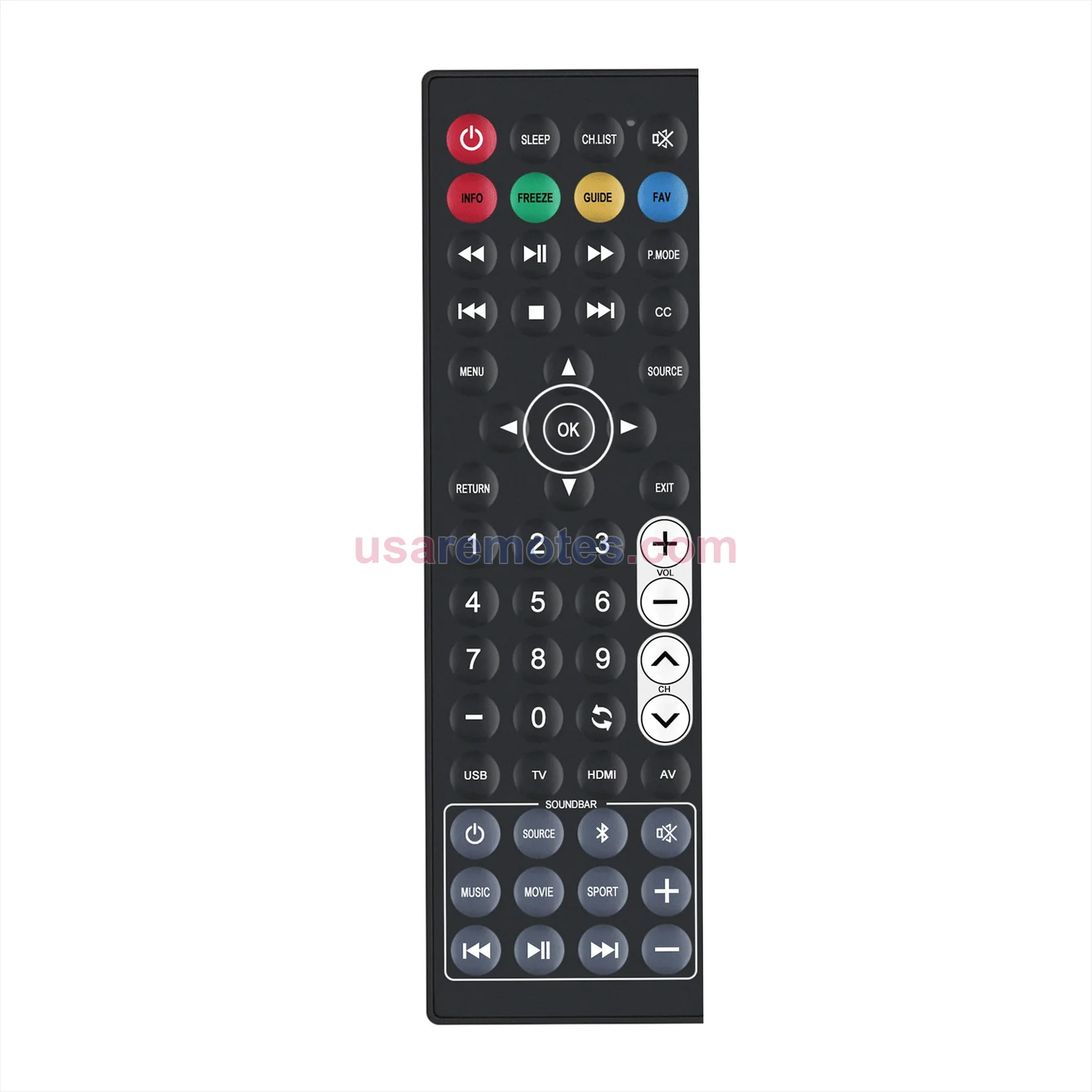 Furrion FDUF65CBS remote control replacement Furrion FDUF65CBS remote control replacement