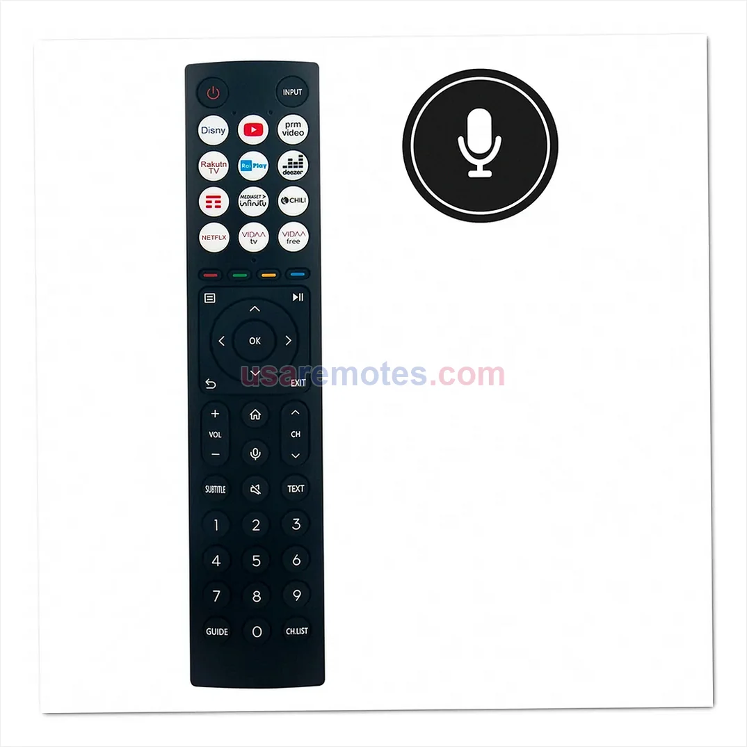 Hisense 43A7N remote control replacement Hisense 43A7N remote control replacement
