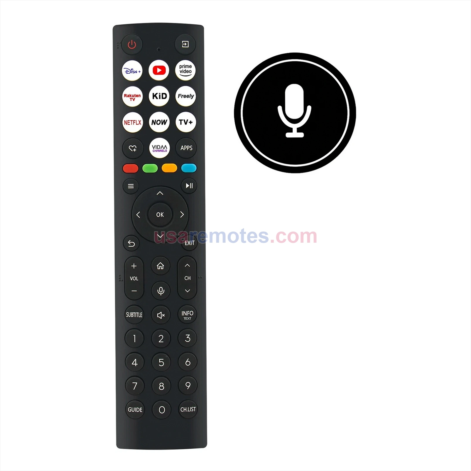 Hisense 50A75LEVS remote control replacement