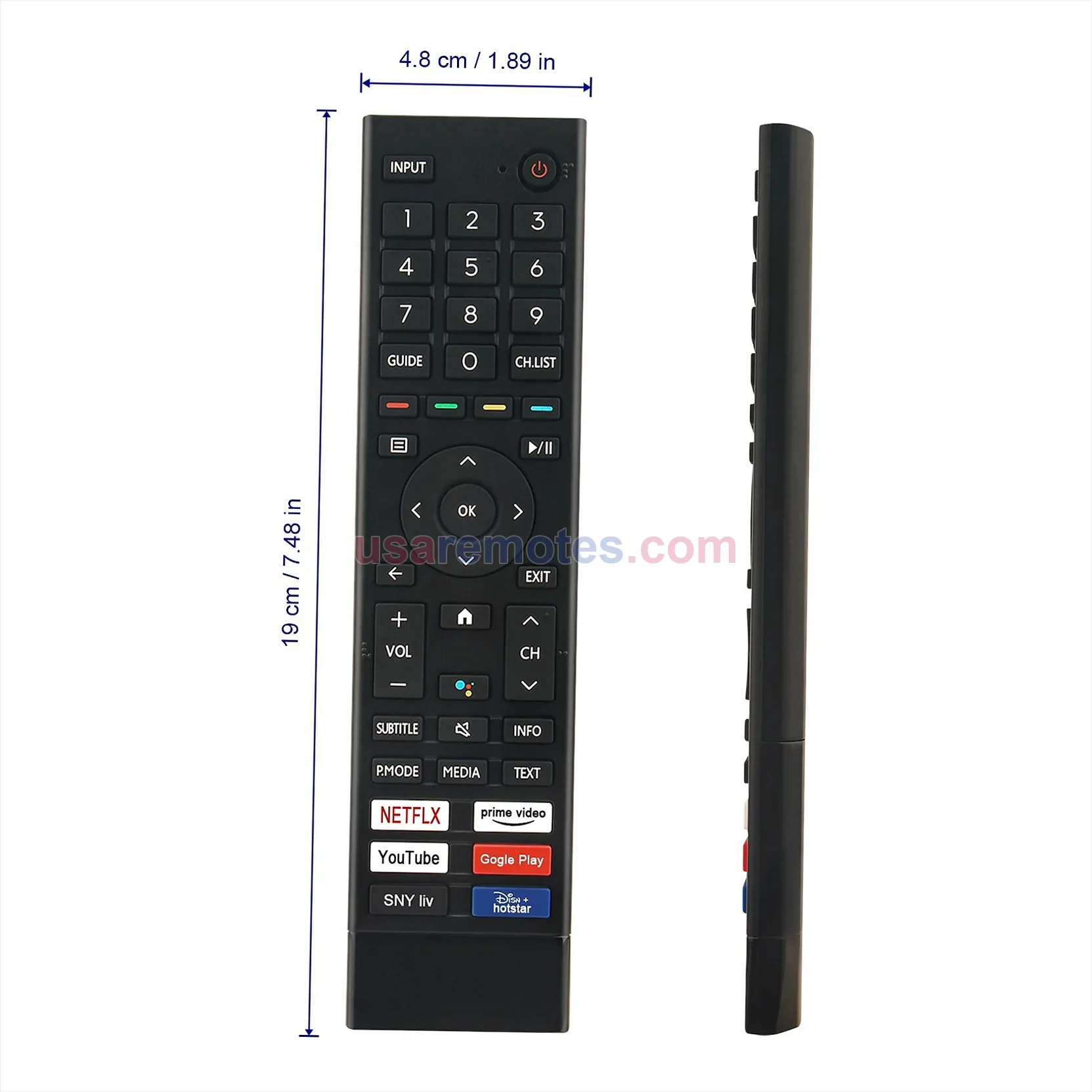 Hisense 55A7GQTUK remote control replacement Hisense 55A7GQTUK remote control replacement